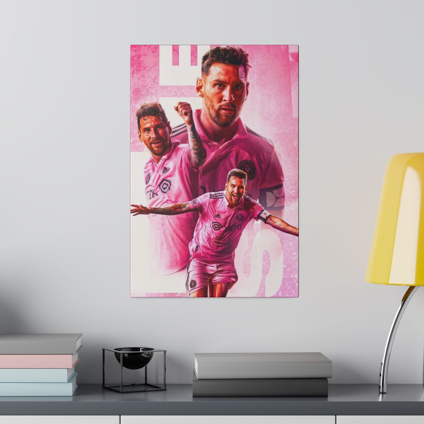 Lionel Messi by Inter Miami - Canvas