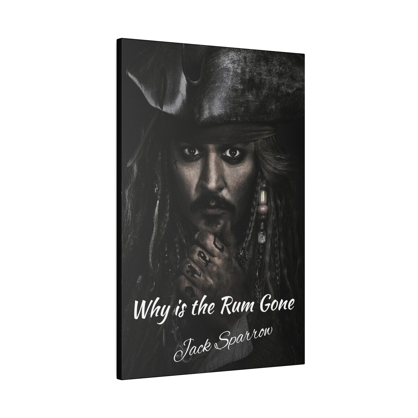 Captain Jack Sparrow - Why is the Rum Gone Canvas