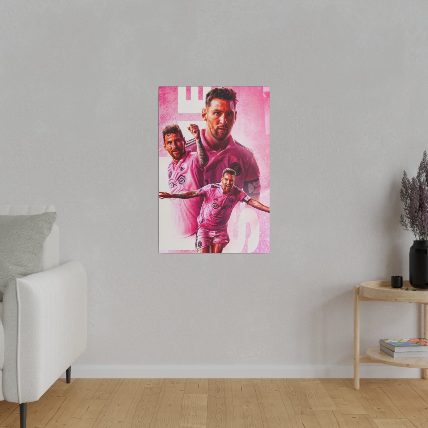 Lionel Messi by Inter Miami - Canvas