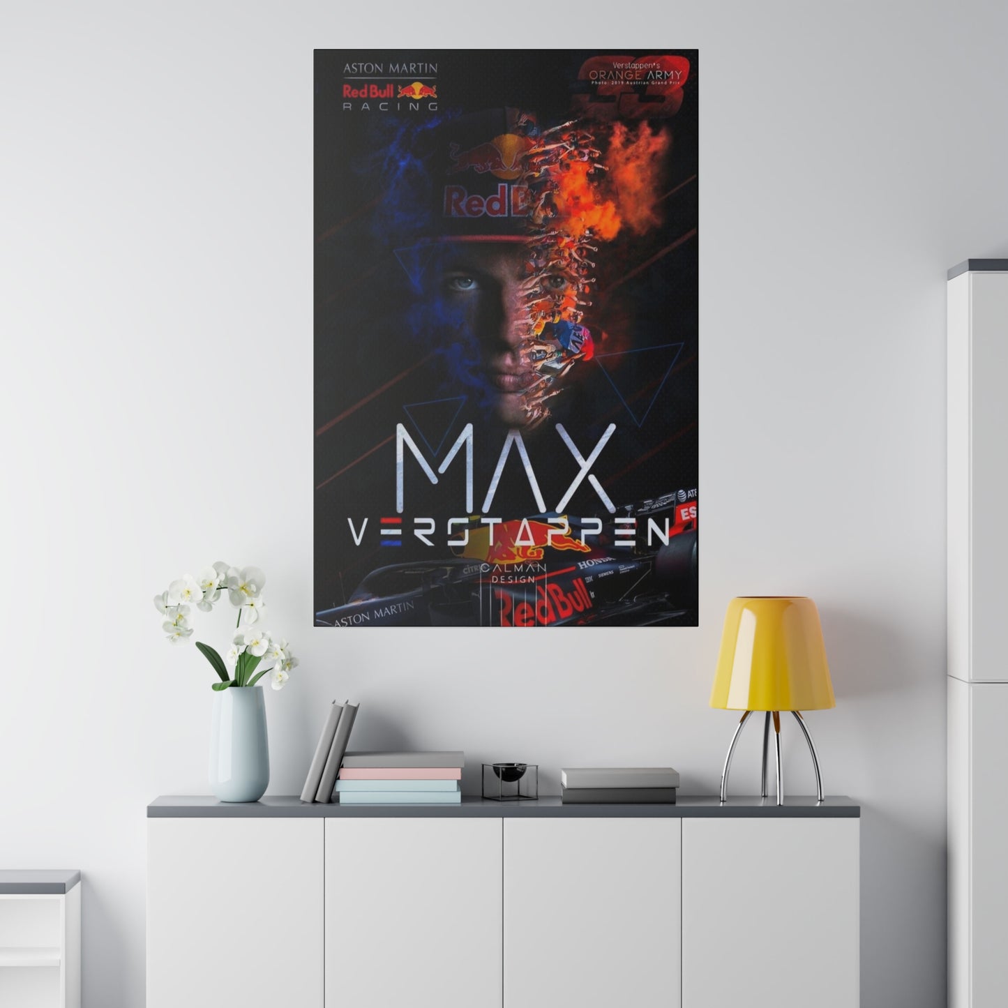 Max verstappen - Orange Army Edition - Canvas