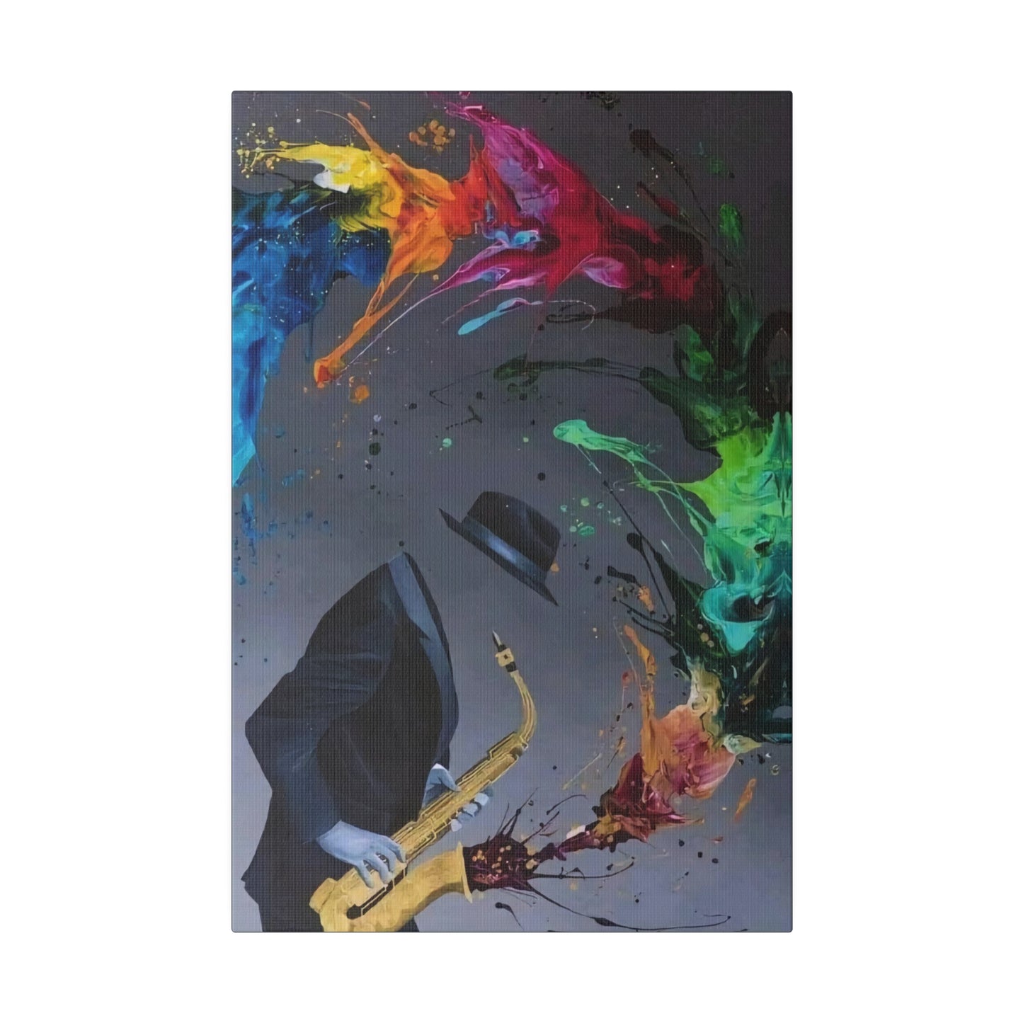 Saxophonist Symphony: Music-Inspired - Canvas