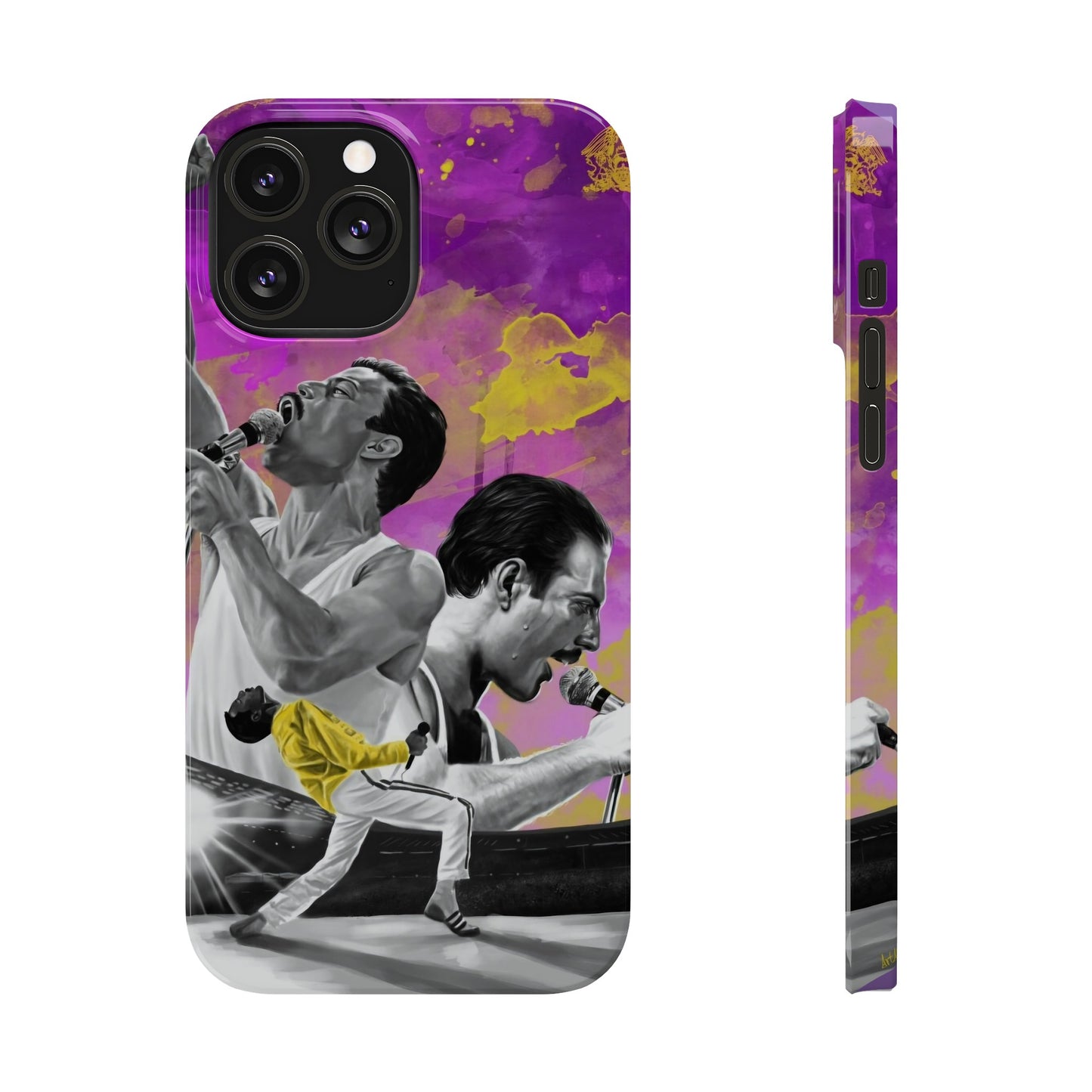 Queen Freddie Mercury on Live Aid IPhone 15, 14, 13, 12 Cases