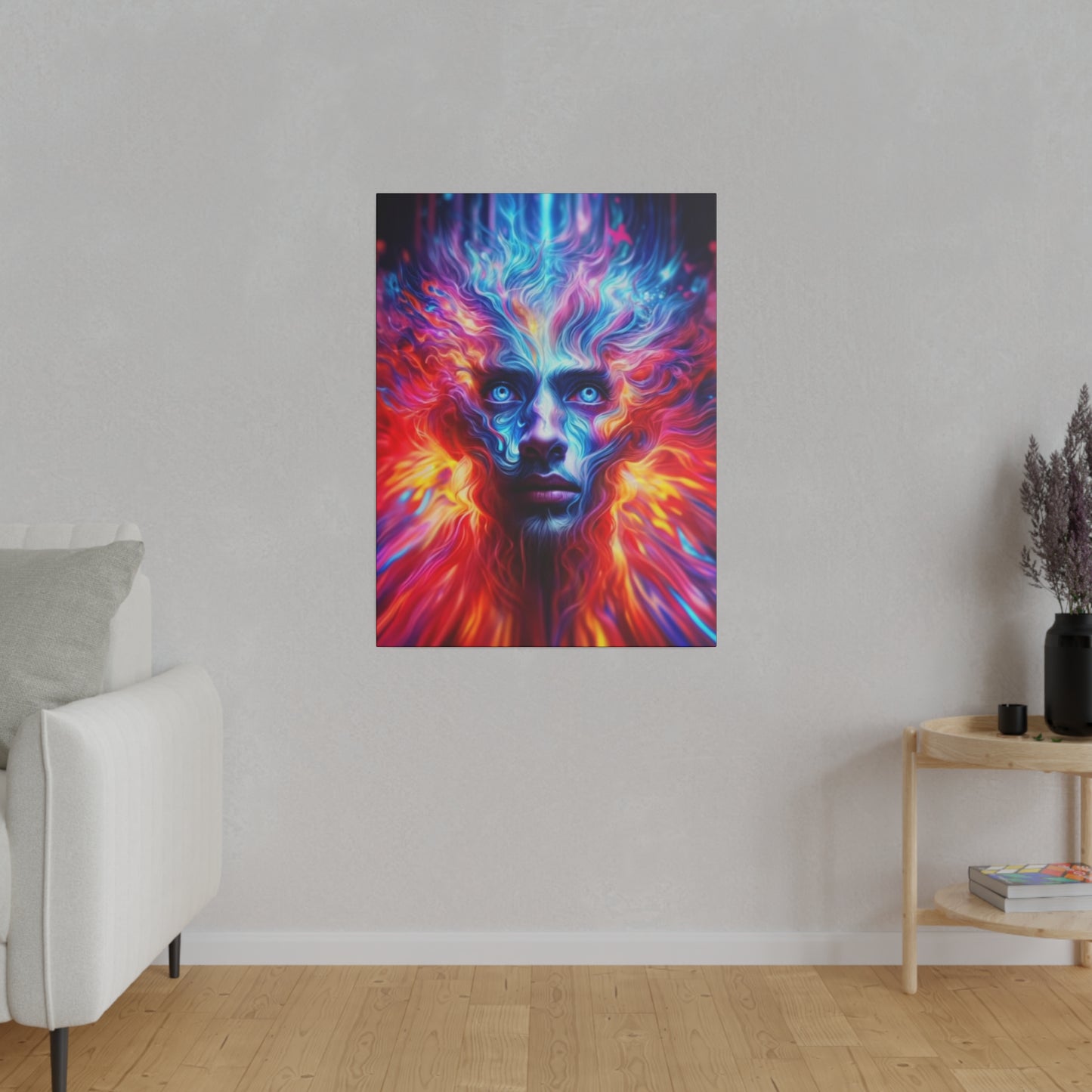 The Blue Man's Spectrum - Canvas