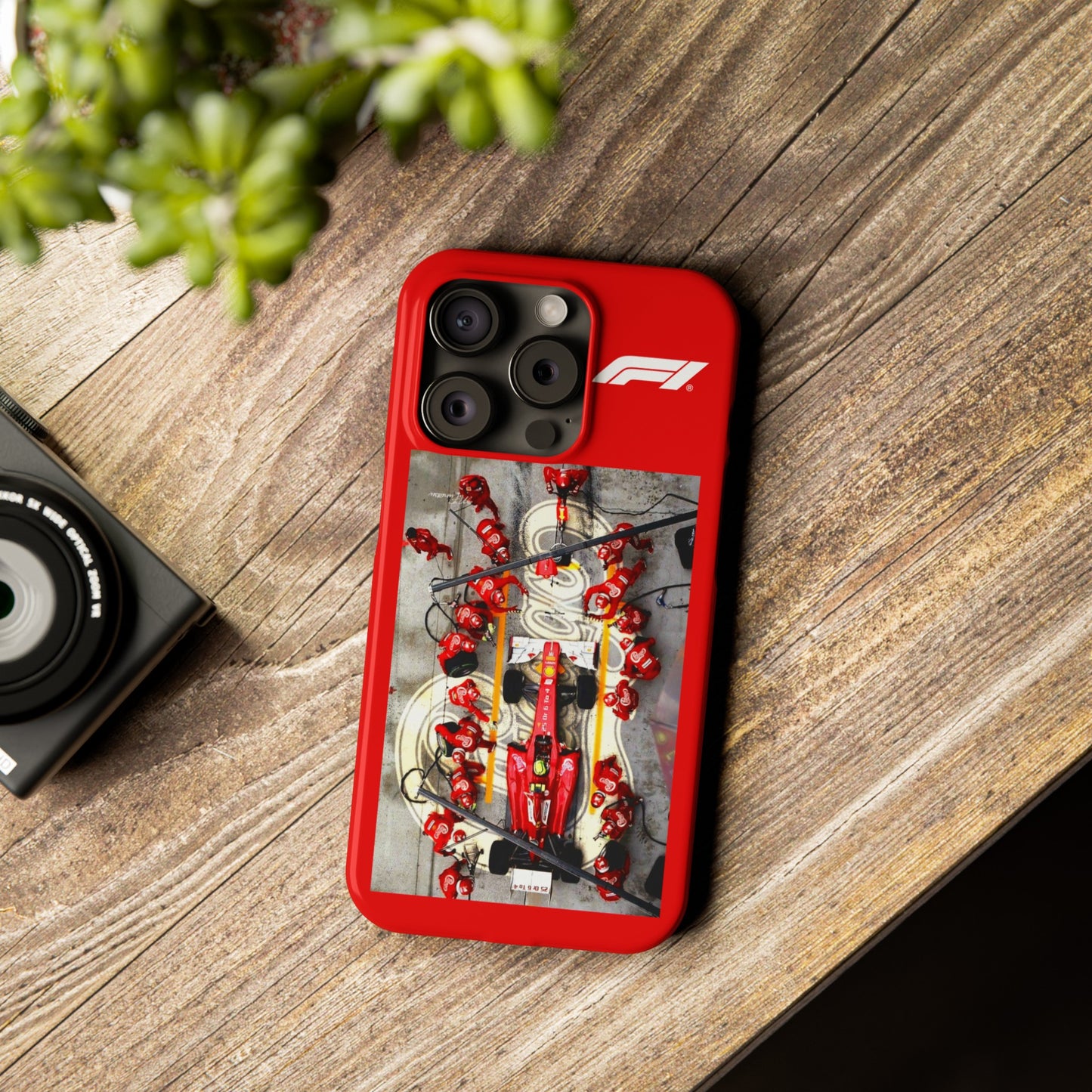 F1 Ferrari Pitstop Iphone Cases