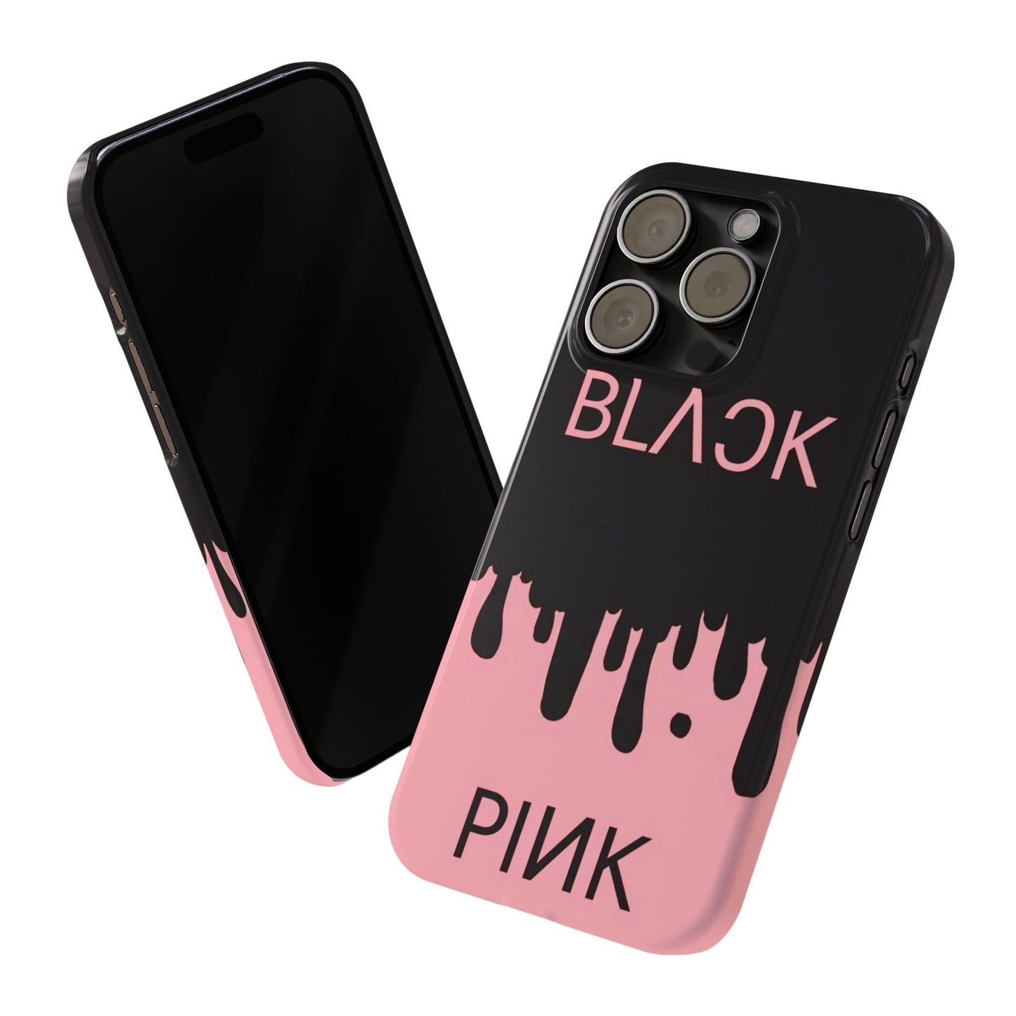 Black Pink Color Edition Iphone 15, 14, 13, 12 Cases