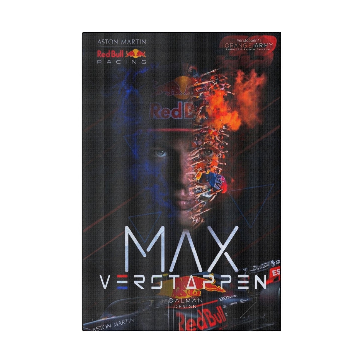 Max verstappen - Orange Army Edition - Canvas