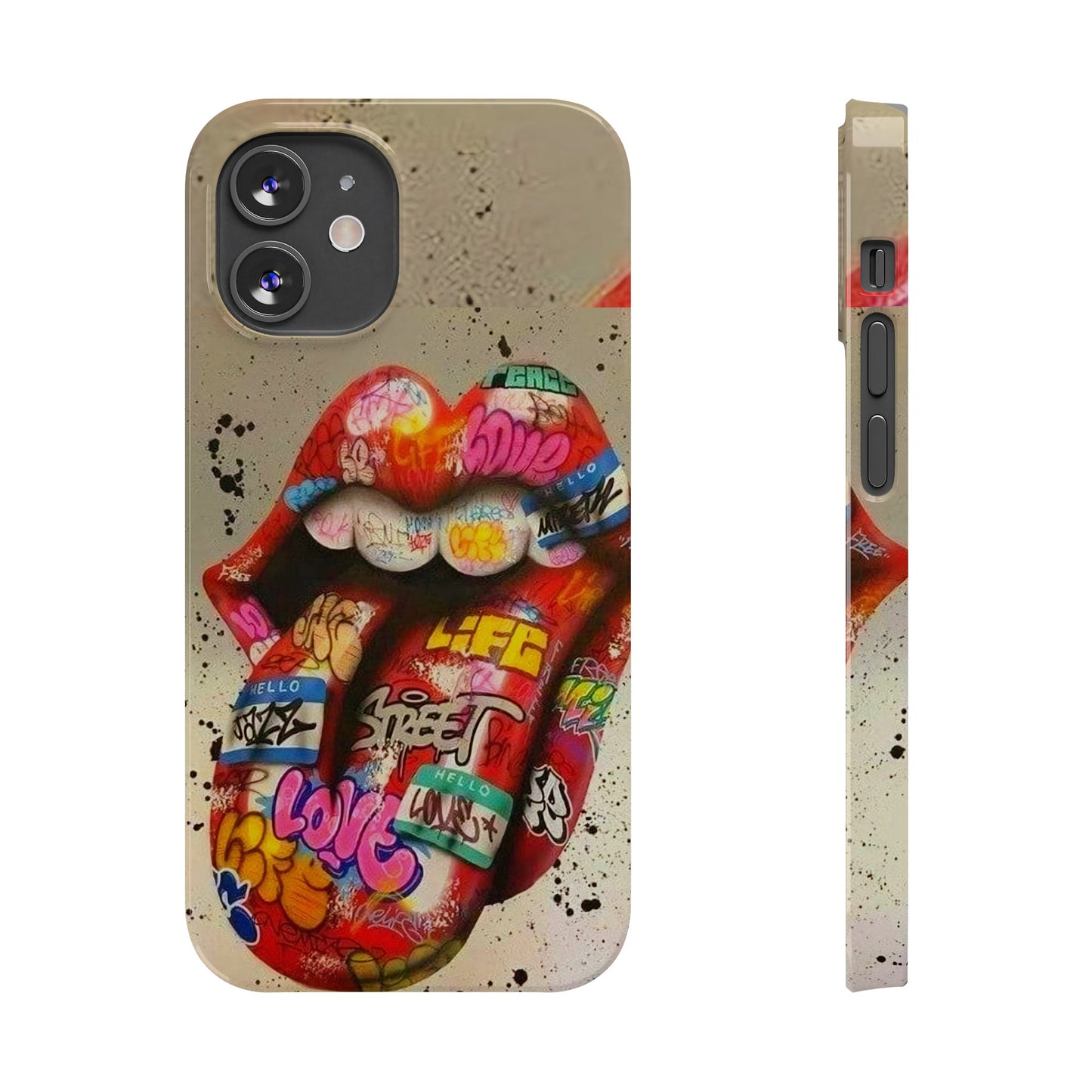 Rolling Stones Tongue Logo Iphone 15, 14, 13, 12 Cases