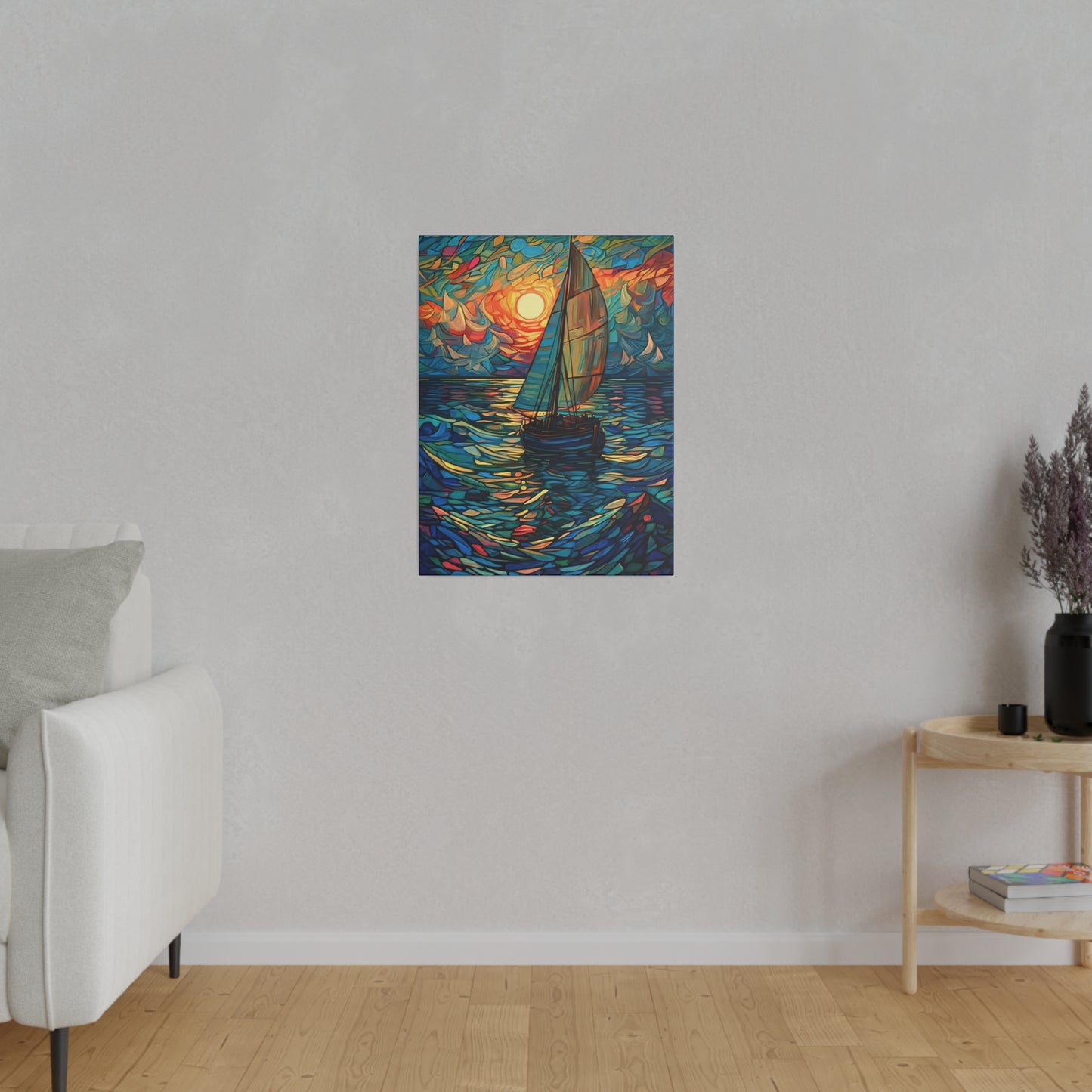 Ship on the Sea: Nautical Wall Art - Canvas