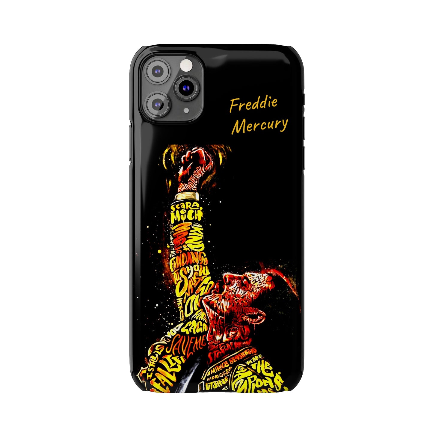 Freddie Mercury Songs IPhone 15, 14, 13, 12, 11 Cases