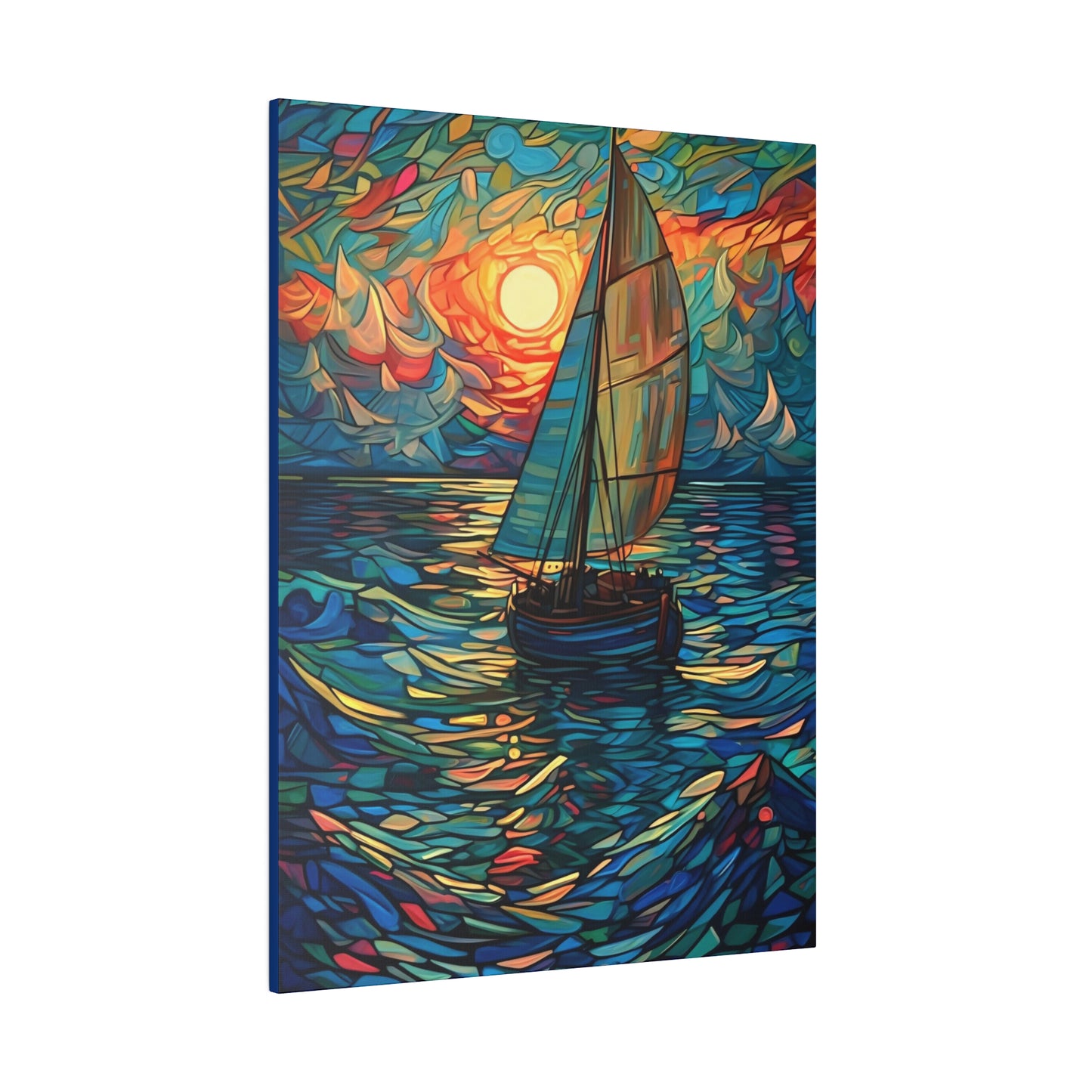 Ship on the Sea: Nautical Wall Art - Canvas