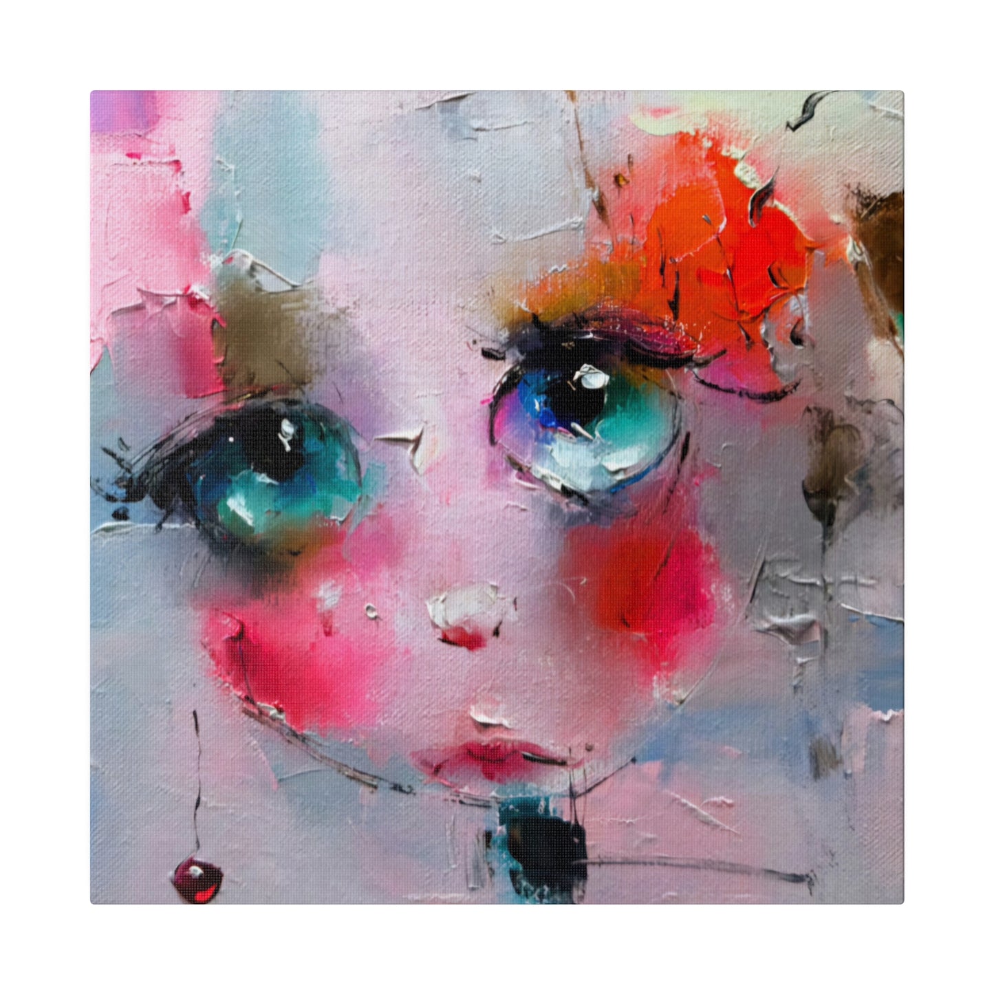 The Sweet Shy Face Canvas