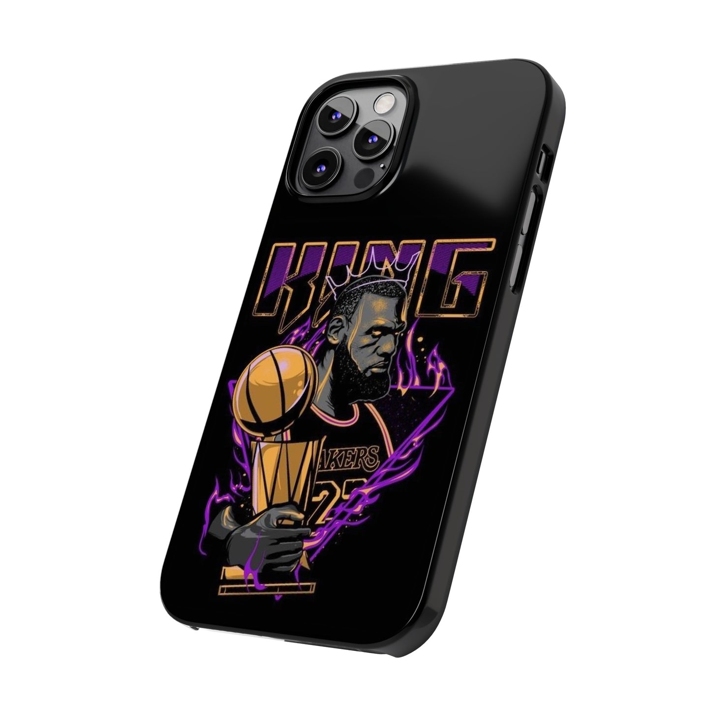 LeBron James is The King Iphone 15, 14, 13, 12, 11 Cases