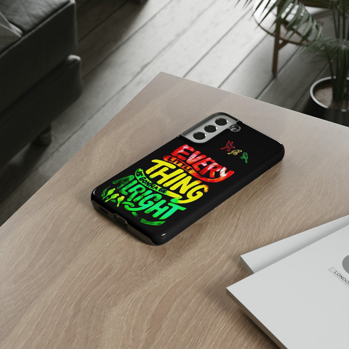 3 Little Birds - Bob Marley Samsung Galaxy Cover: Peace and Protection