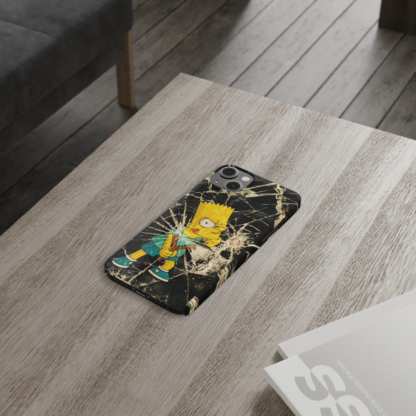 Bart Breaking Glass Iphone 15, 14, 13, 12 Cases