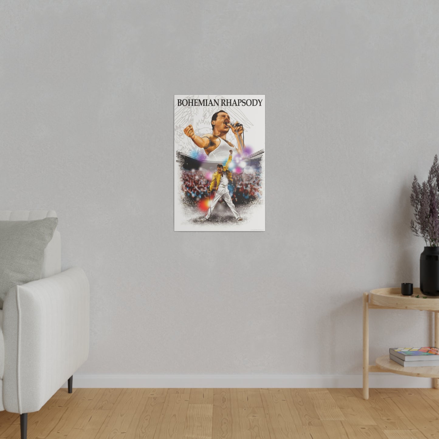 Bohemian Rhapsody Tribute: Freddy Mercury & Queen Canvas