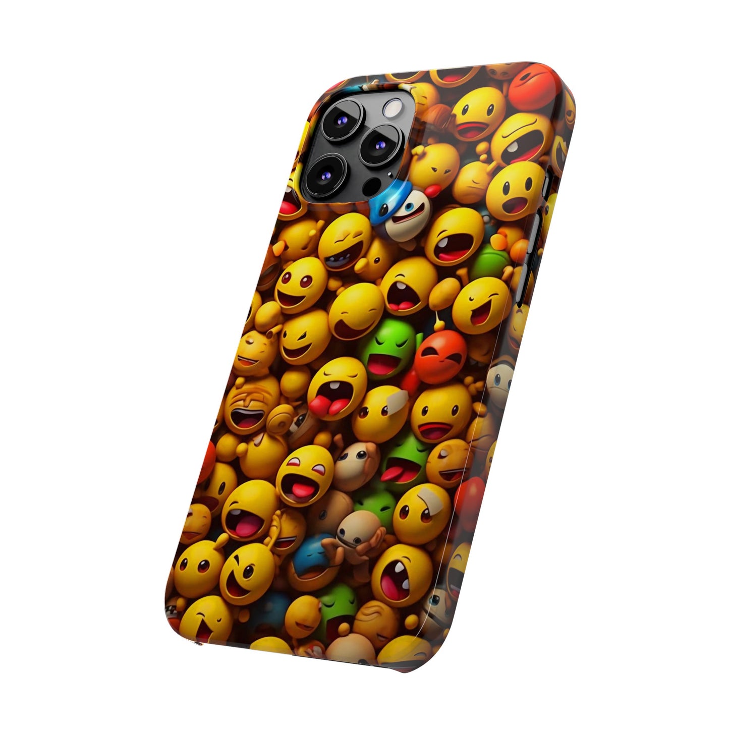 Colorful Emoji Iphone 15, 14, 13, 12 Cases