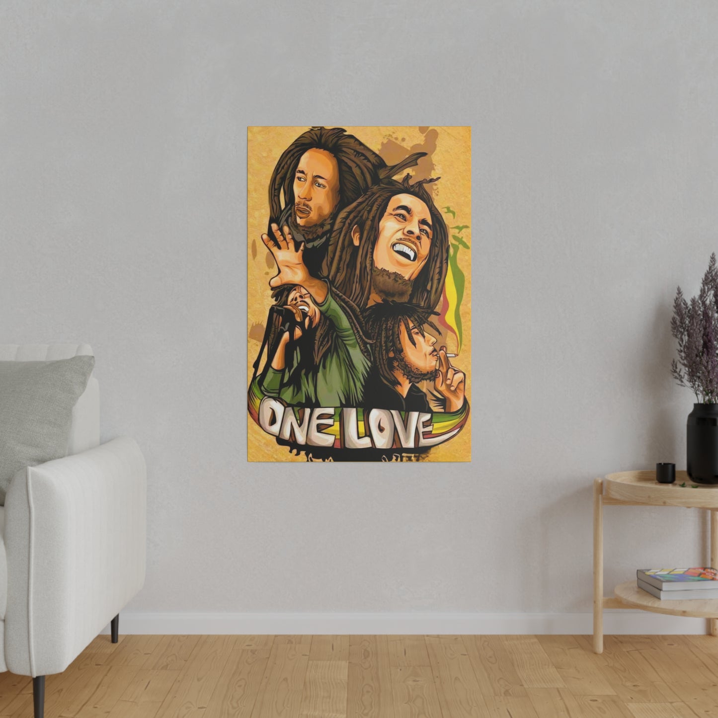 Bob Marley, One Love - Canvas