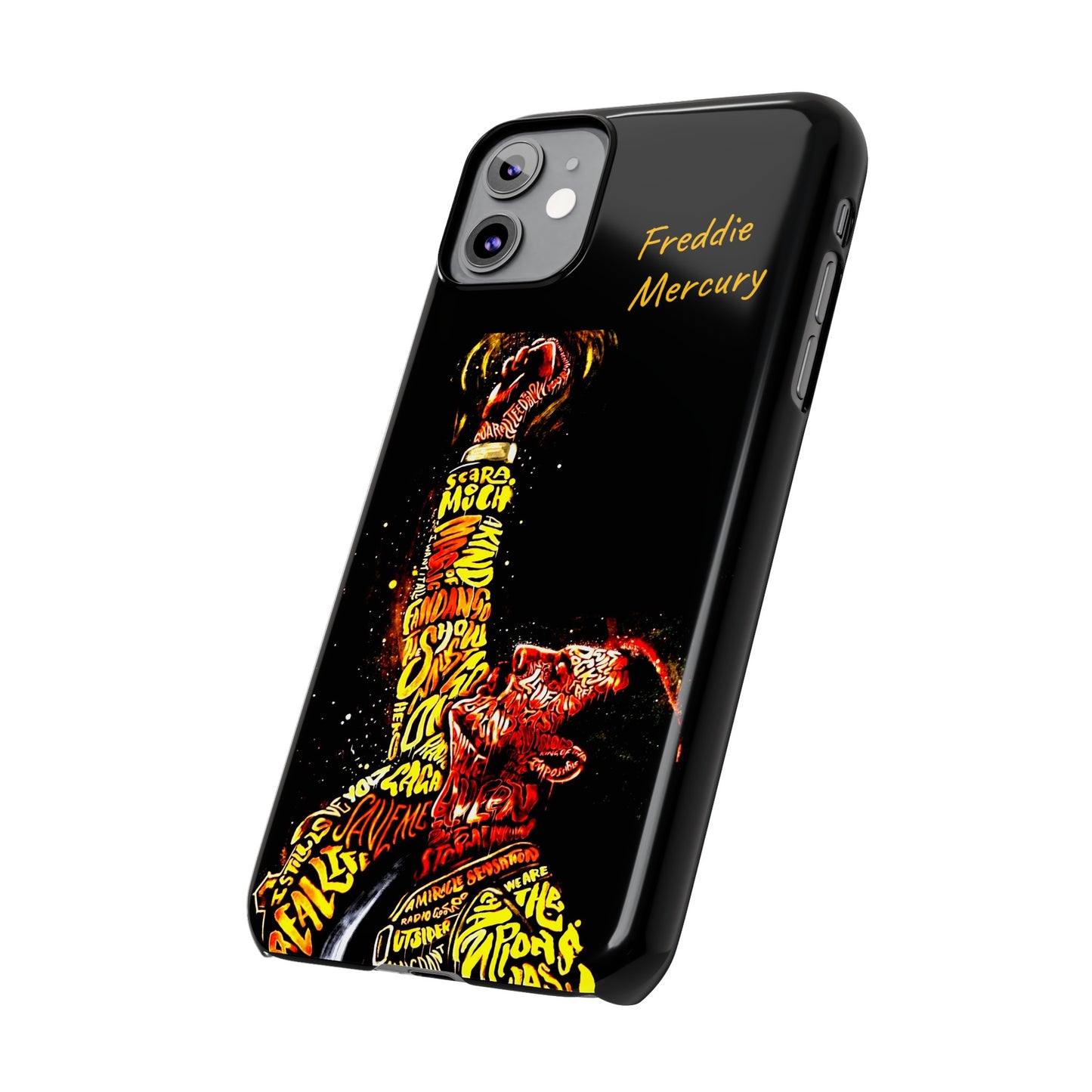 Freddie Mercury Songs IPhone 15, 14, 13, 12, 11 Cases