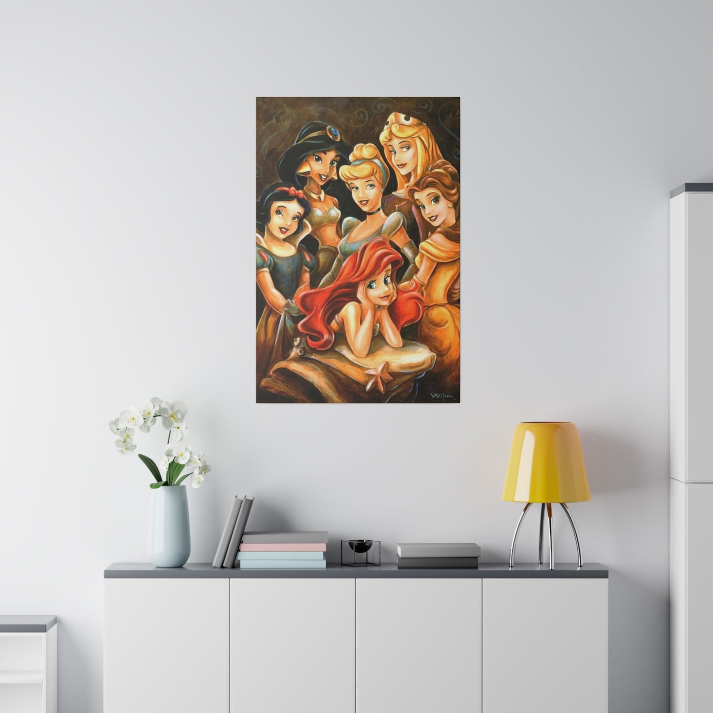 Ladies of Walt Disney: Enchanting Princesses Collection - Canvas