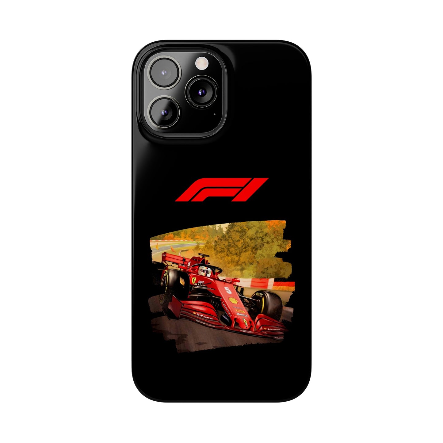F1 Ferrari's power Iphone 15, 14, 13, 12, 11 Cases