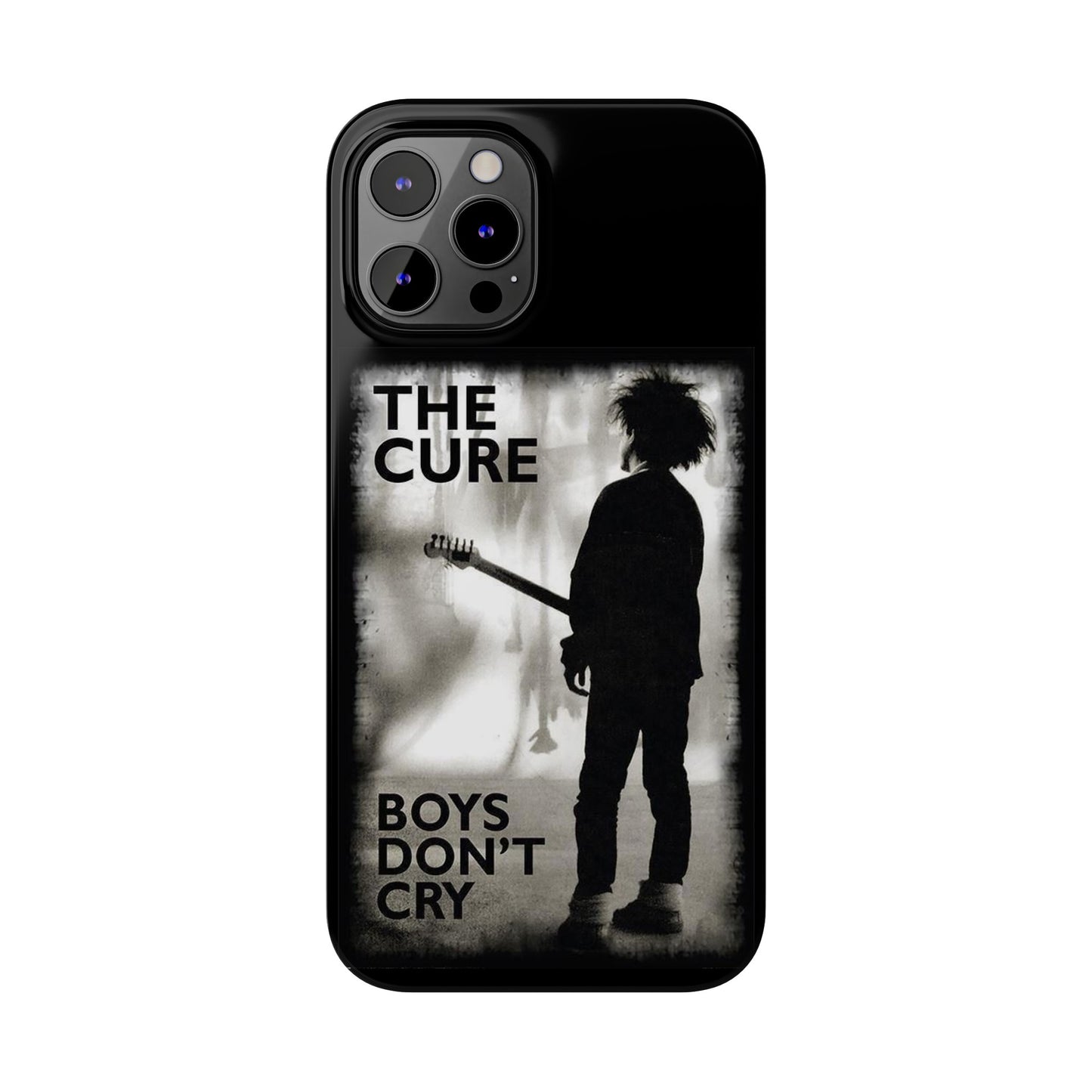 The Cure: Boys Don't Cry" iPhone Covers for 15, 14, 13, 12, 11