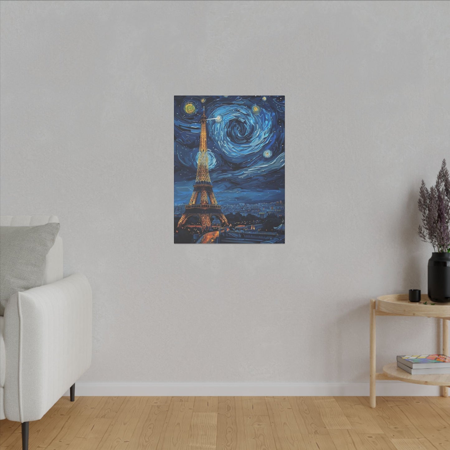 Canvas Paris Meets Van Gogh: A Masterpiece for Your Wall