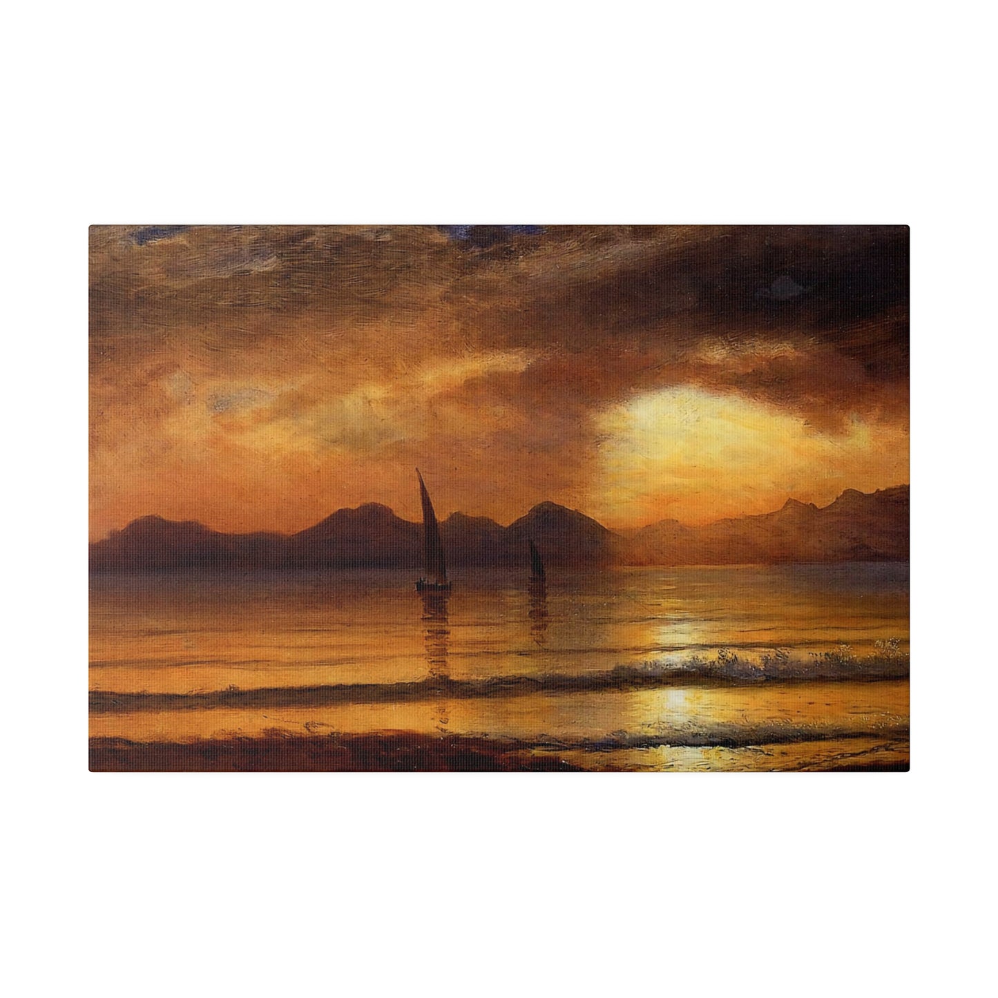 Sailing Into The Sunset - Canvas