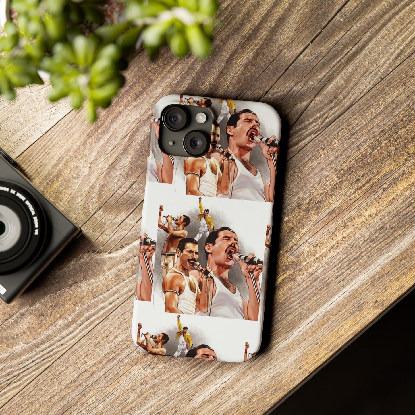 Freddie Mercury, Live, Queen, Iphone 15, 14, 13, 12 Cases