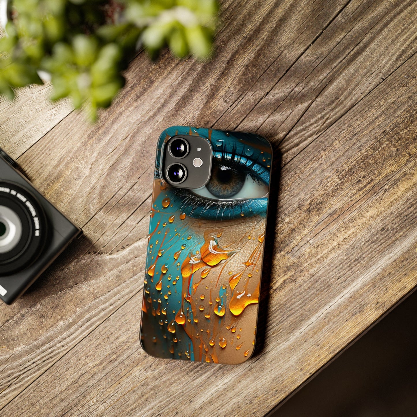 Tearful Eyes: iPhone 15, 14, 13, 12 Cases