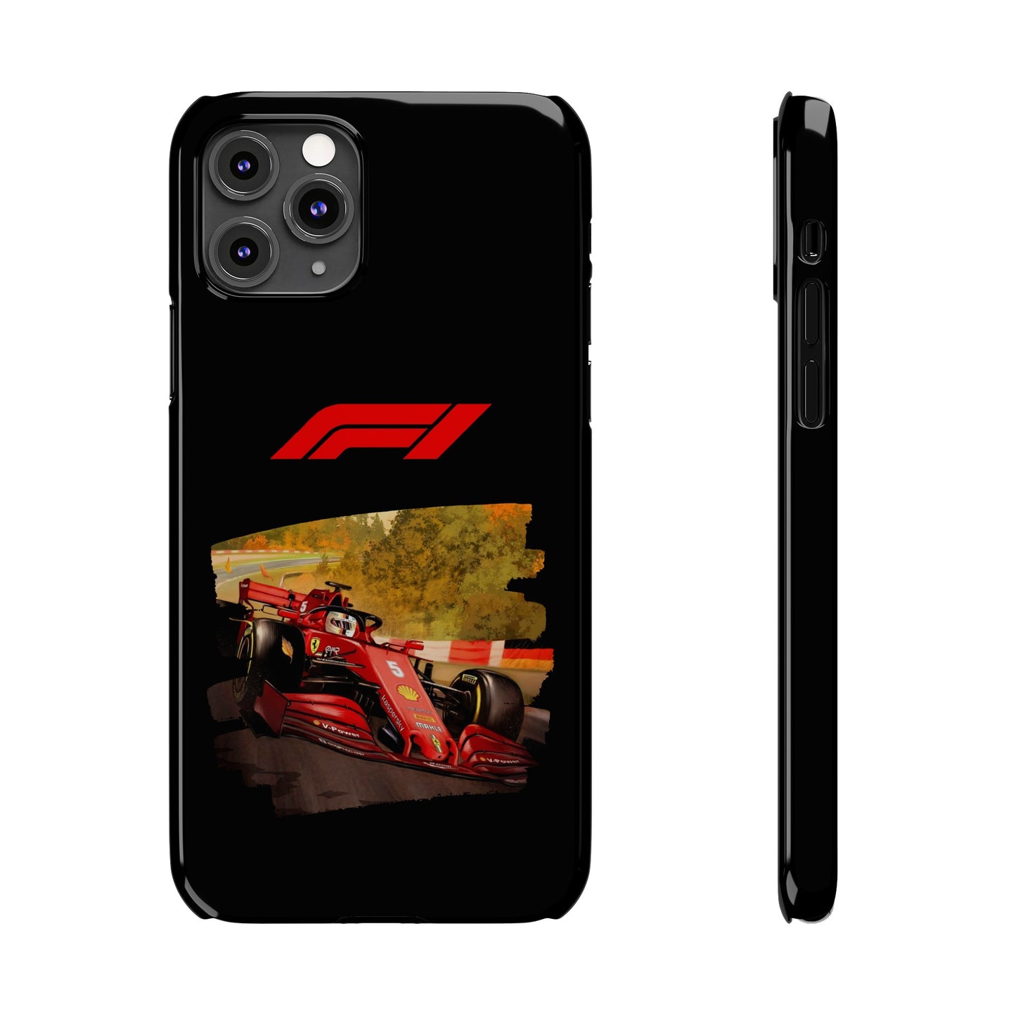 F1 Ferrari's power Iphone 15, 14, 13, 12, 11 Cases
