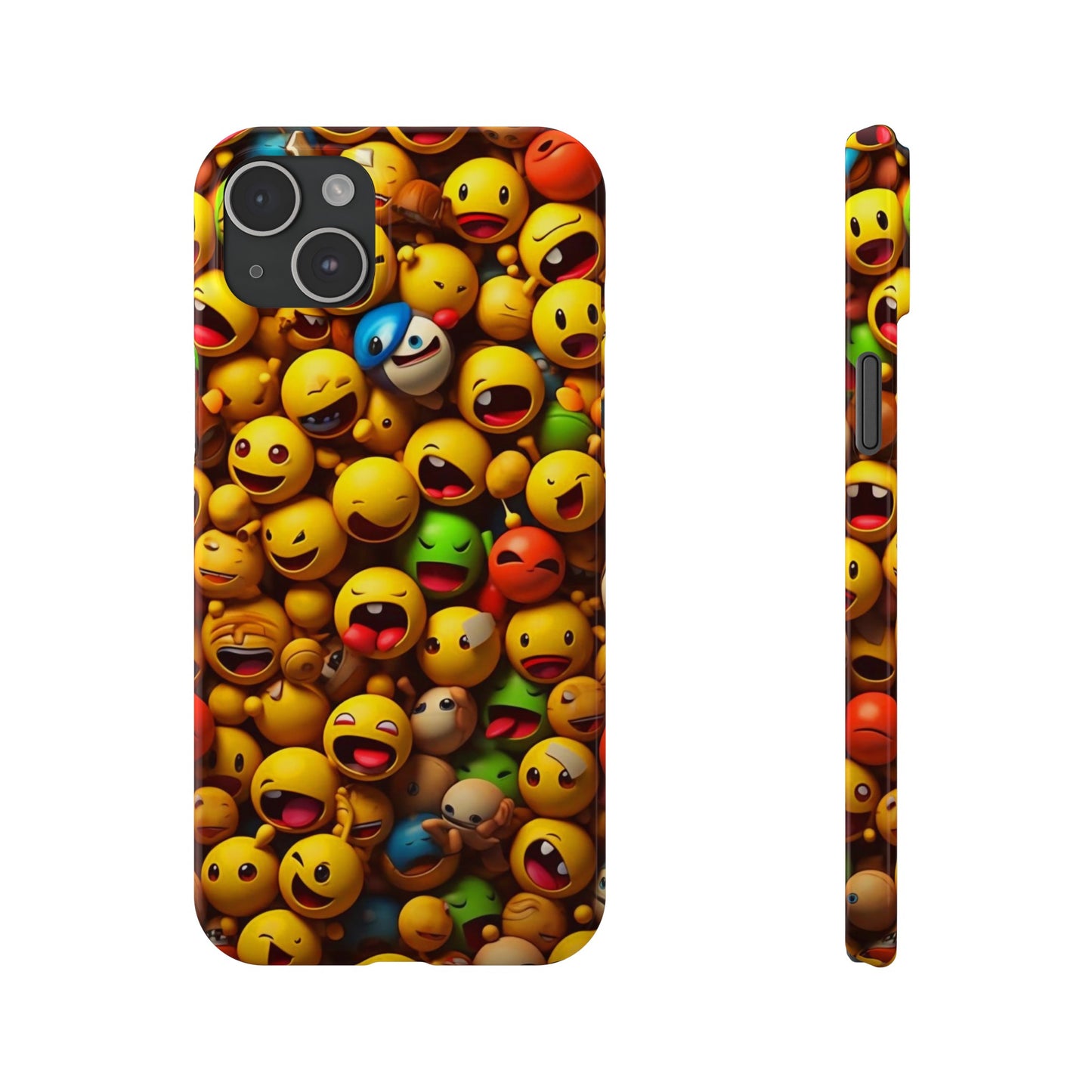Colorful Emoji Iphone 15, 14, 13, 12 Cases