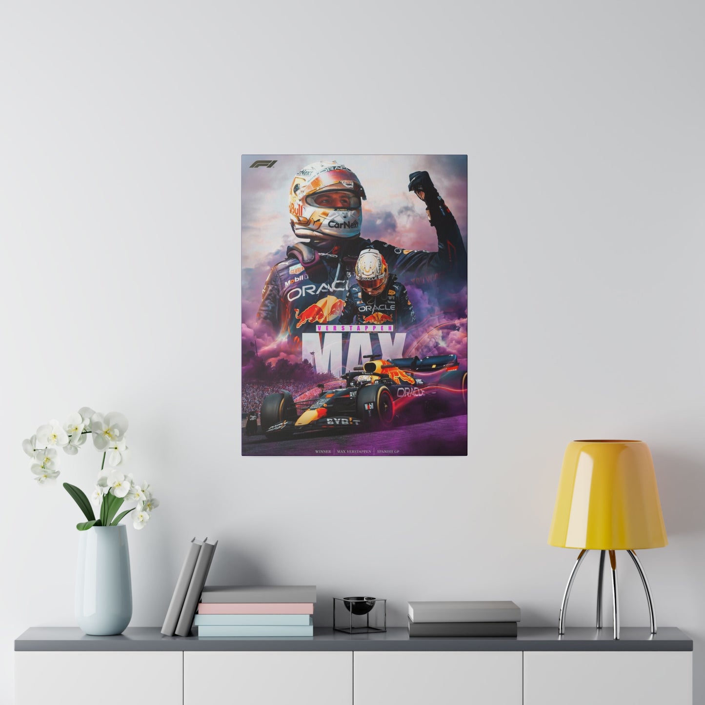 Max Verstappen: Redbull GP Spain Victory Canvas