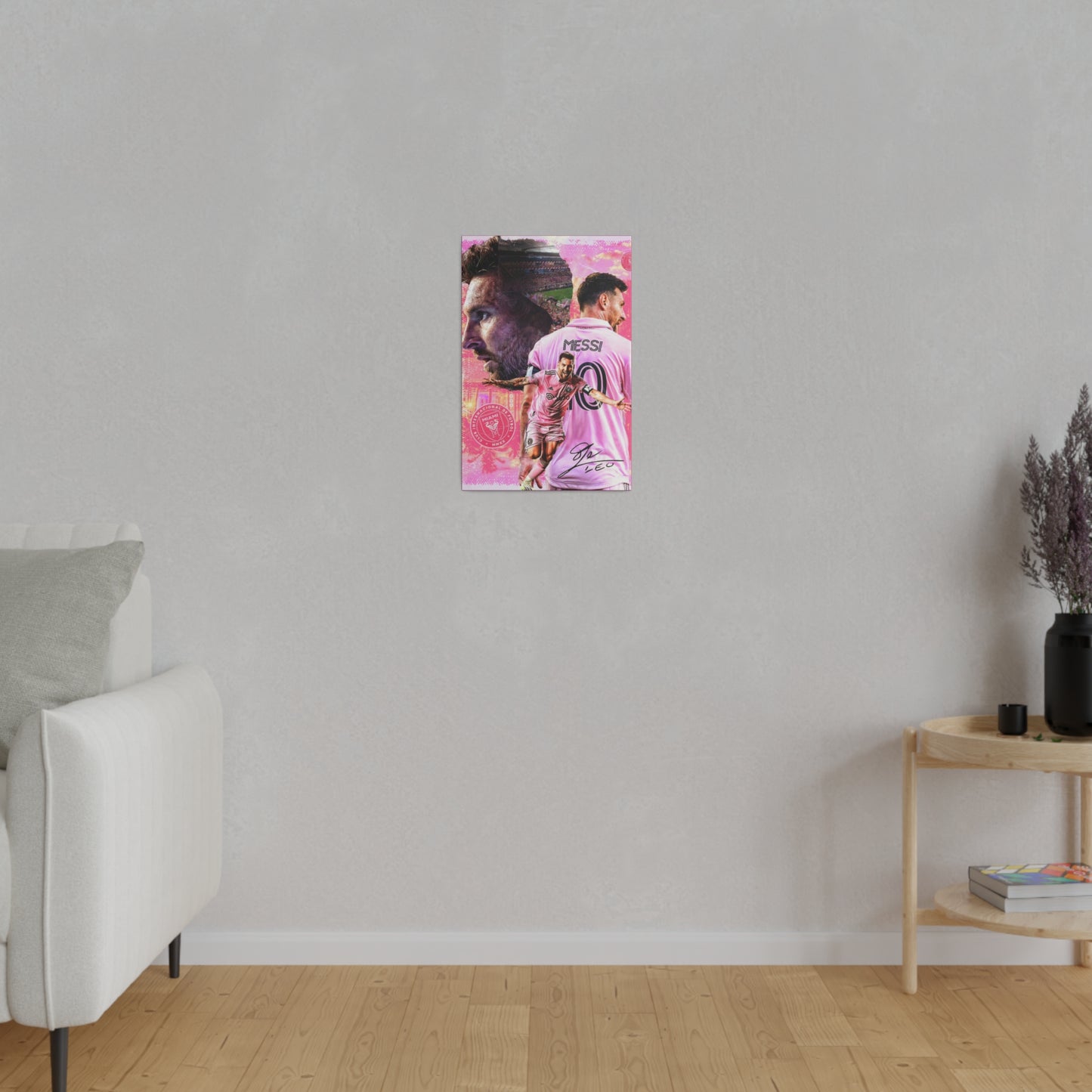 Messi by Inter Maimi on Canvas