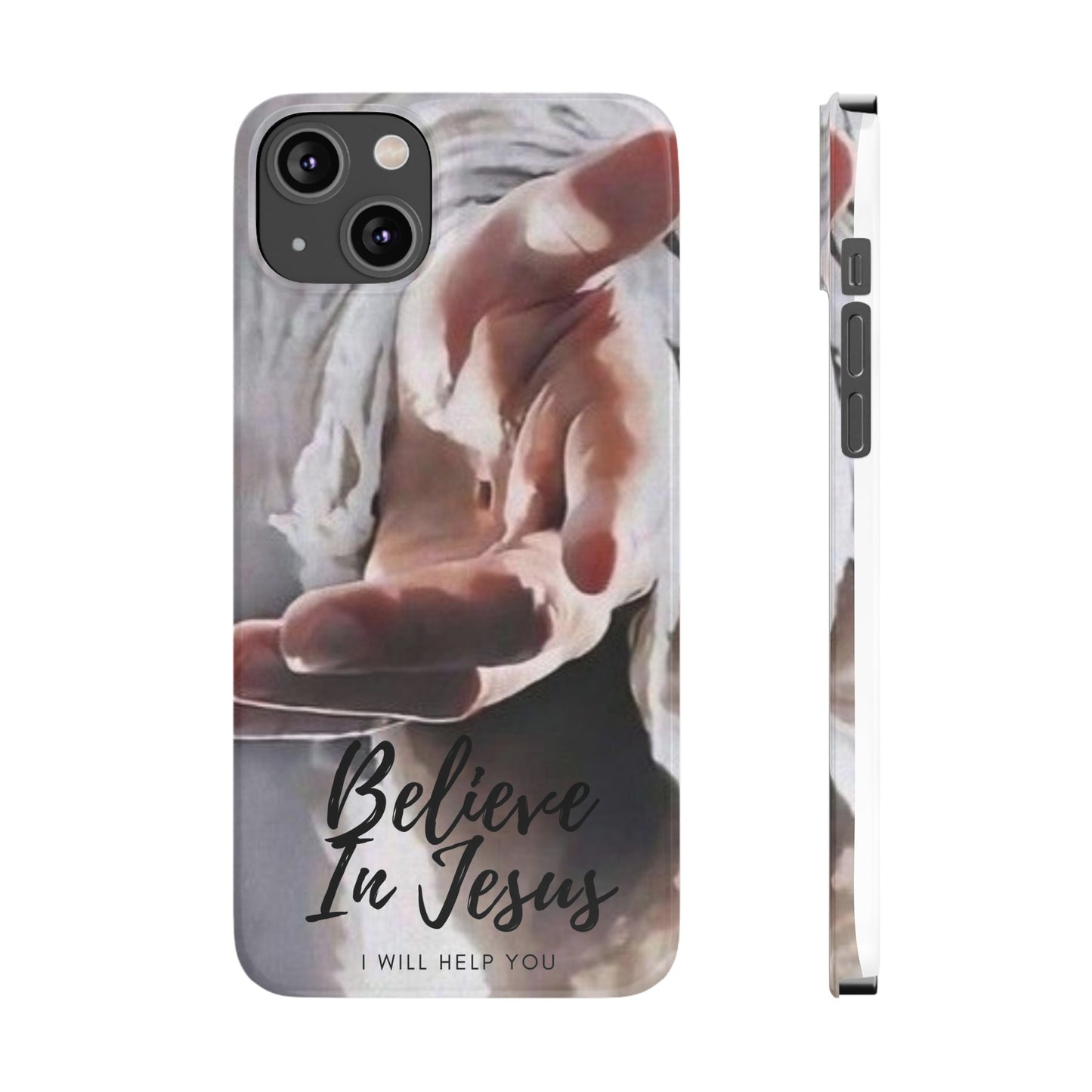 Believe: Jesus Reaches Out His Hand" iPhone 15, 14, 13, 12, Cases