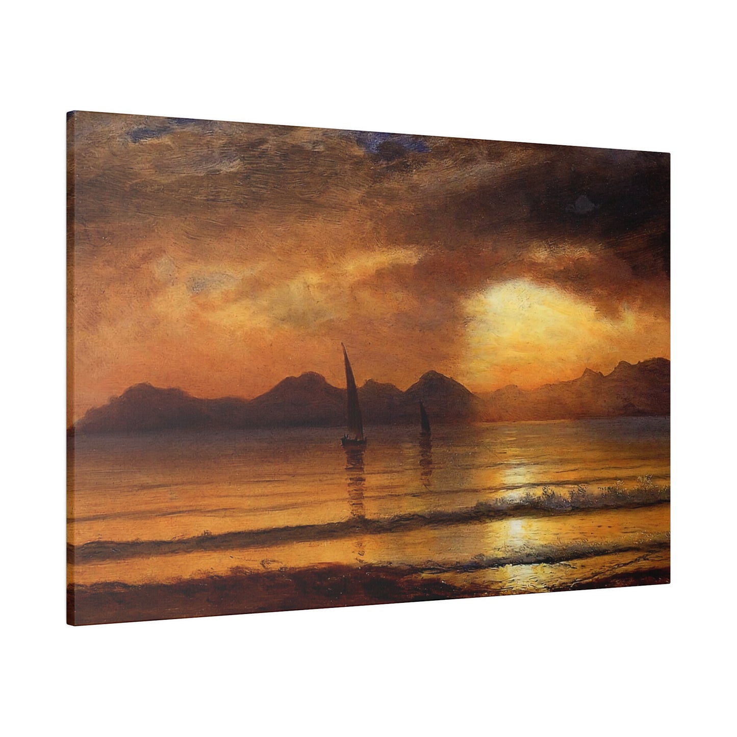 Sailing Into The Sunset - Canvas