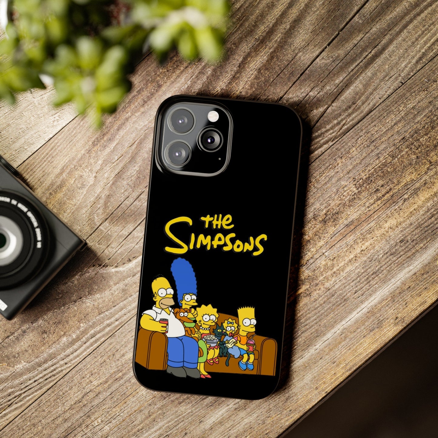 Springfield on Your Phone: The Simpsons iPhone 15, 14, 13, 12, 11 Cases
