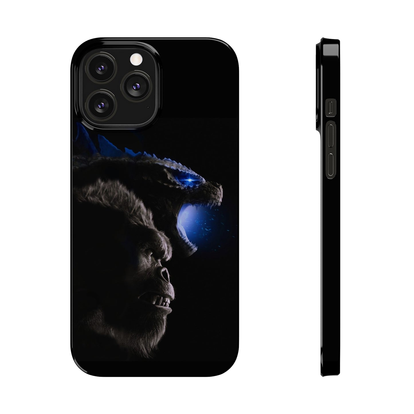 Godzilla x Kong New Age iPhone Cases: Unleash the Titans (Blue Edition)