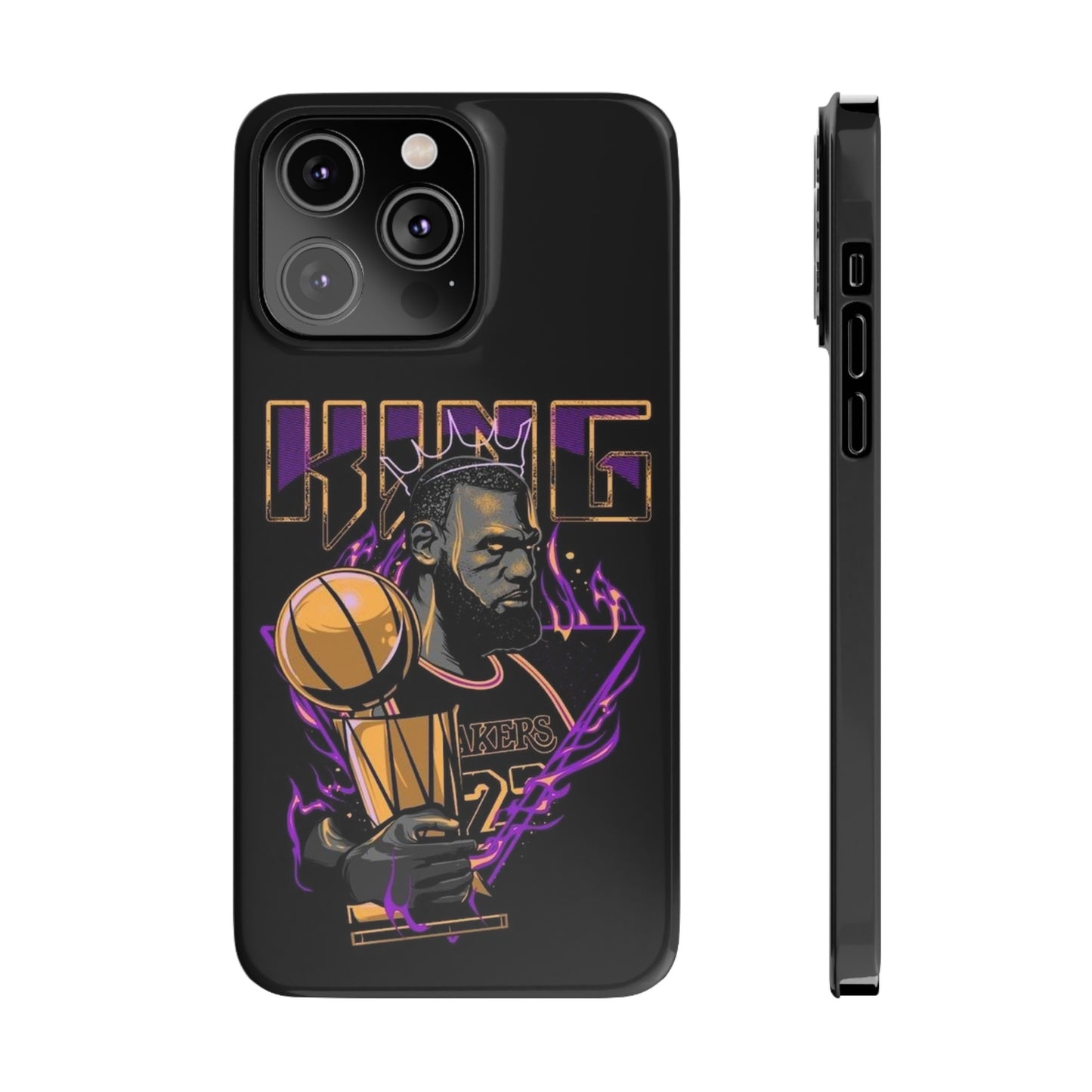 LeBron James is The King Iphone 15, 14, 13, 12, 11 Cases