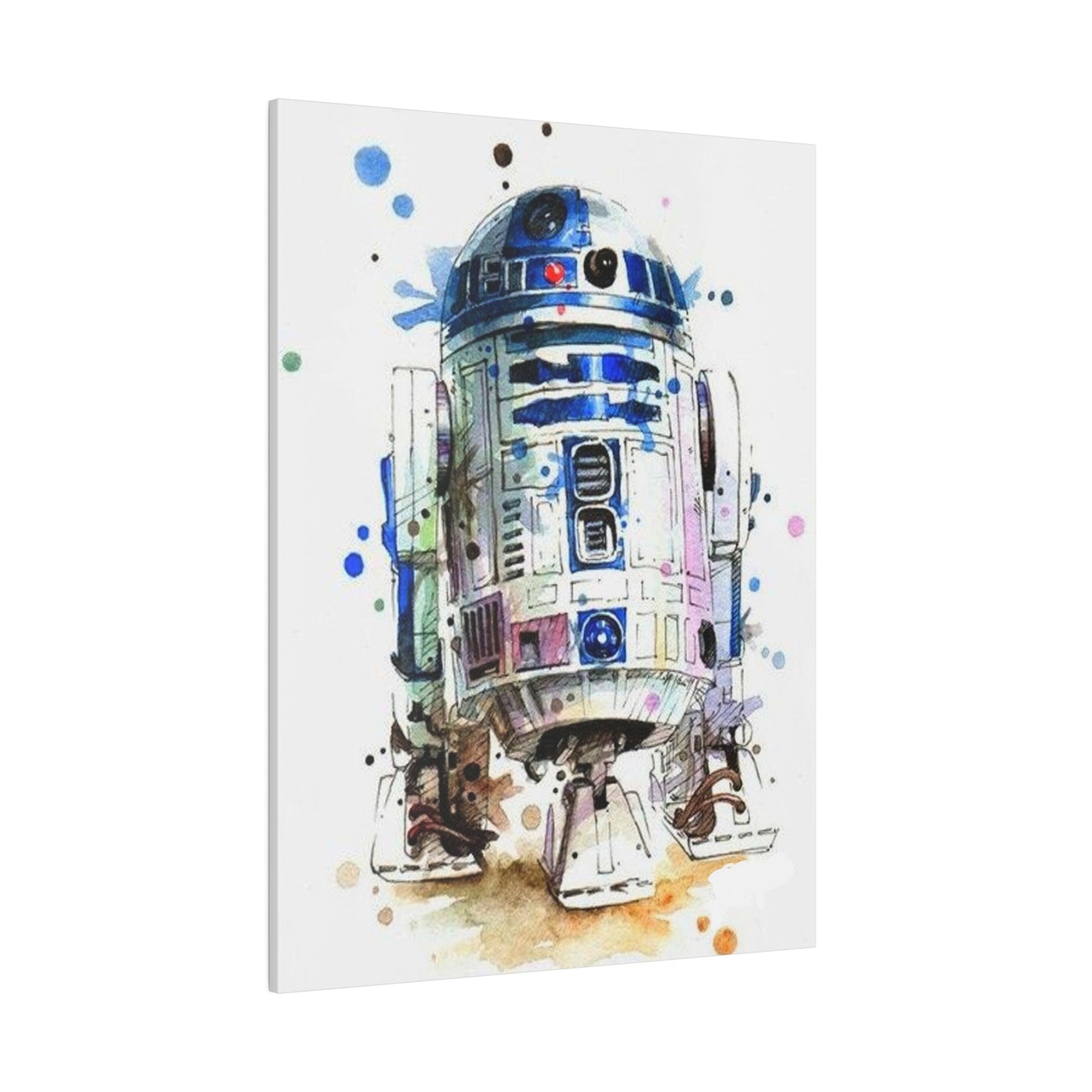Star Wars R2-D2 Watercolor Art Canvas: Droid Delight