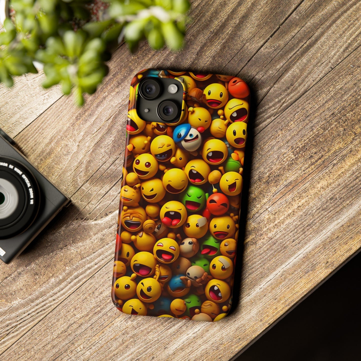 Colorful Emoji Iphone 15, 14, 13, 12 Cases