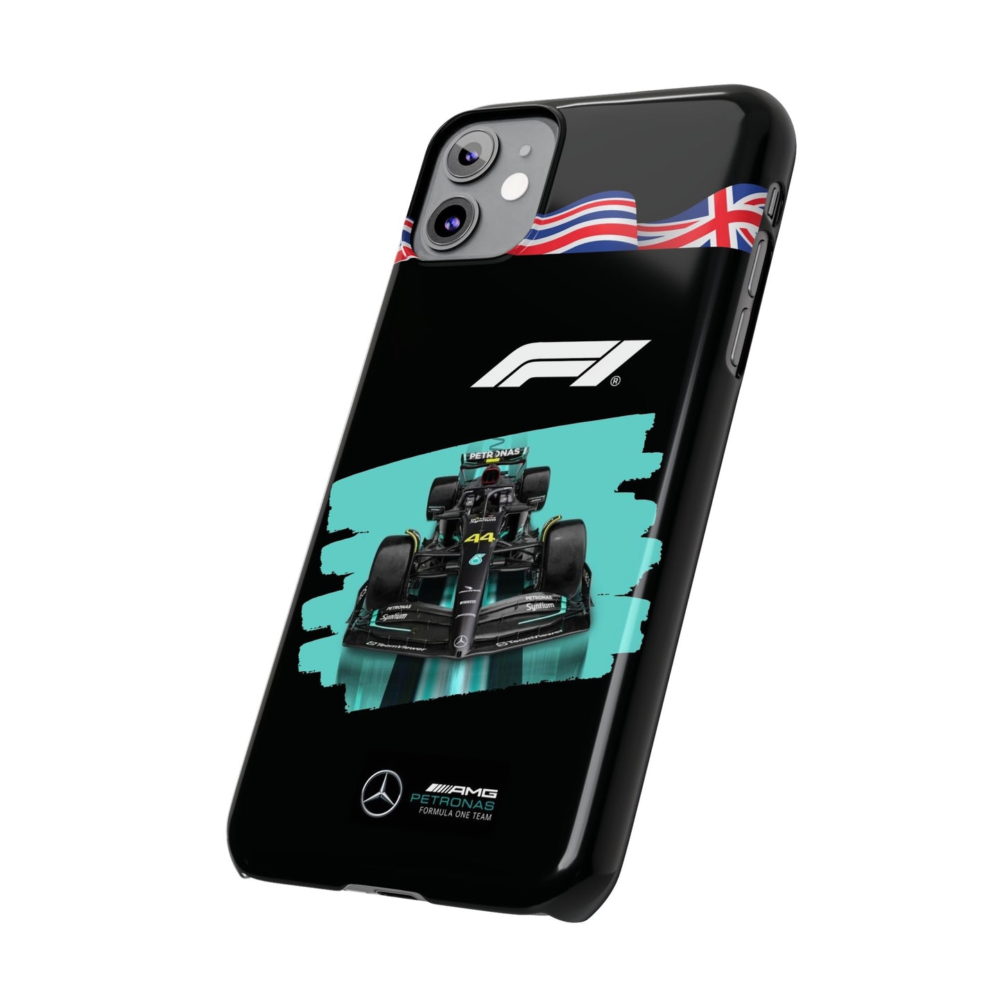 F1 Mercedes Black Edition Iphone Cases