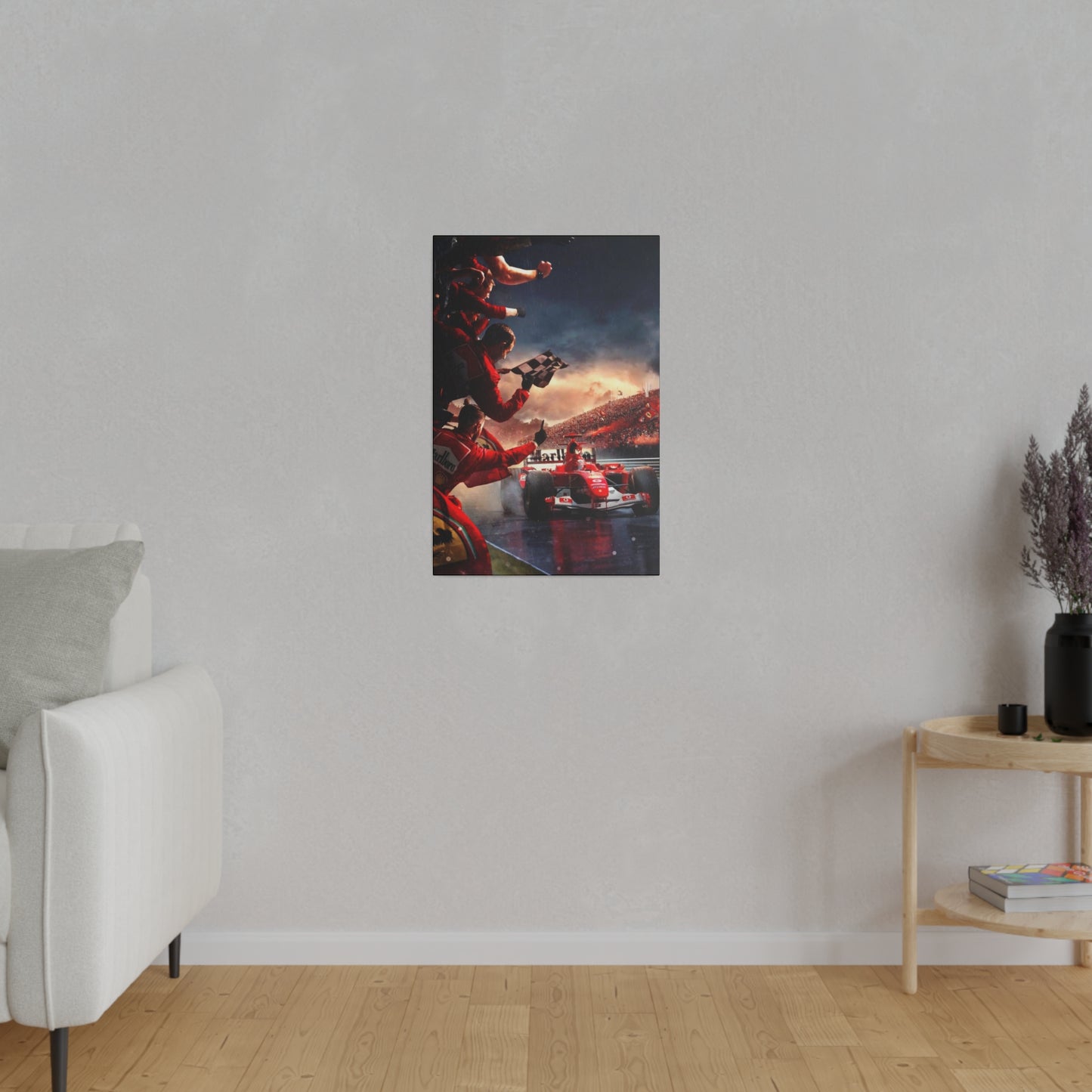 Ferrari Michael Schumacher Victory Canvas: Celebrate the Legend