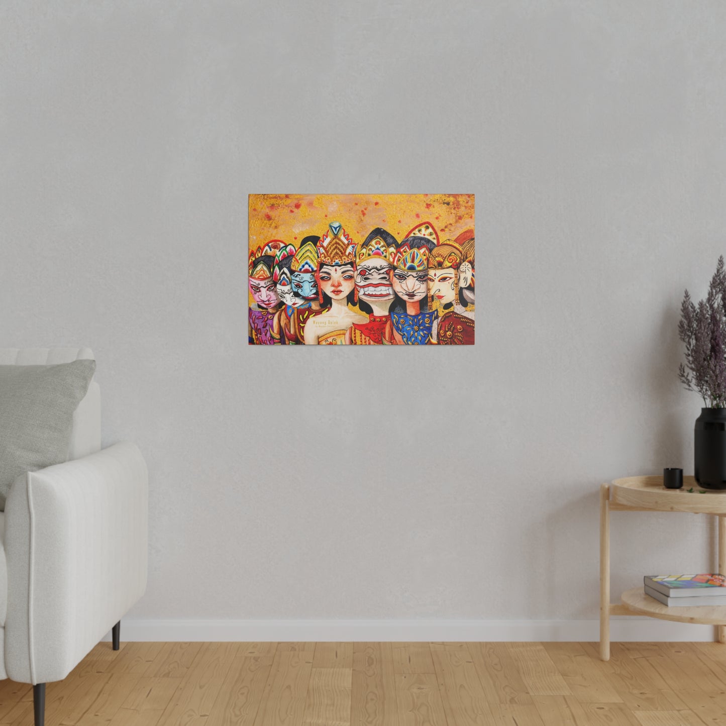 Wayang Art of Indonesia: Wall Decor - Canvas