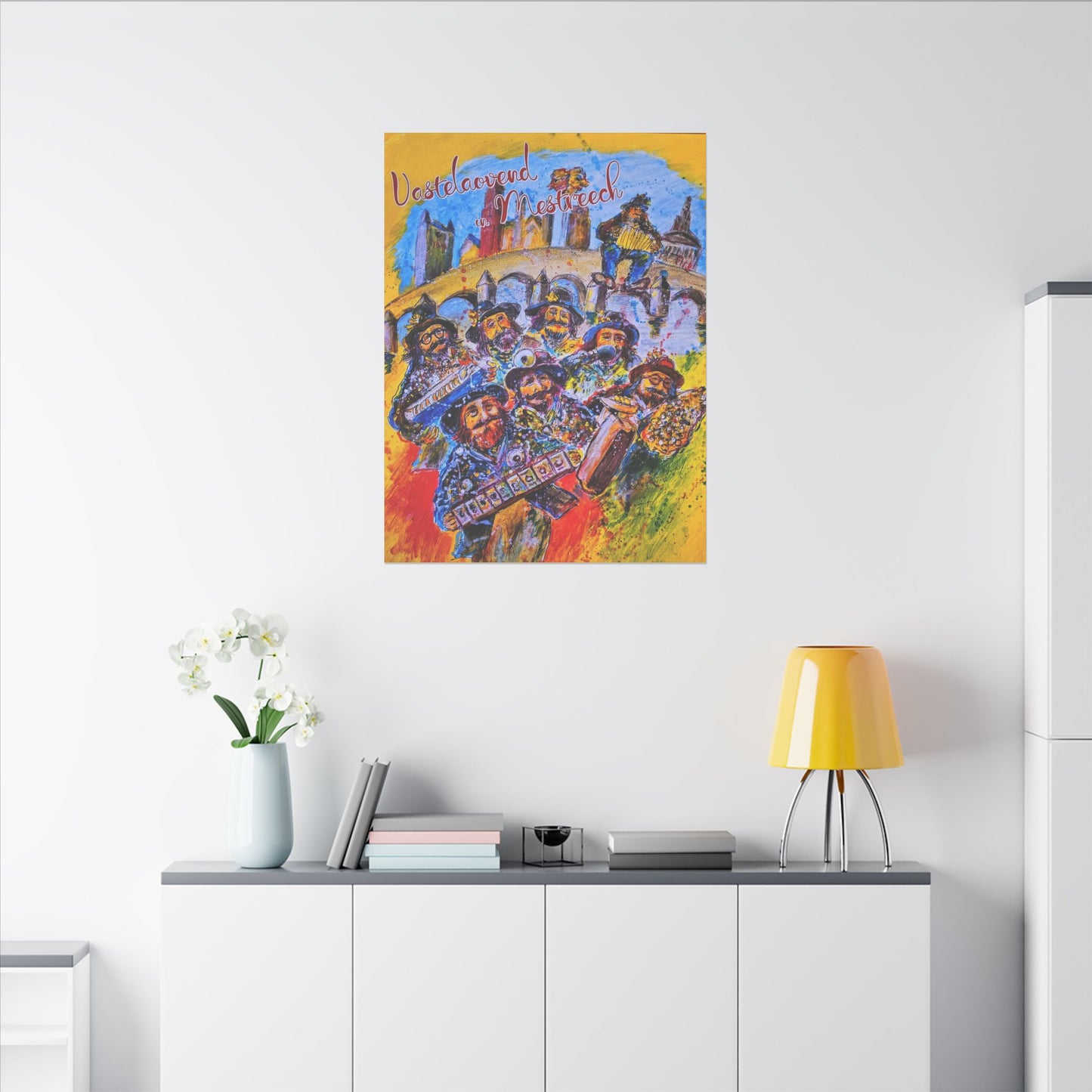 Vastelaovend in Mestreech - Colorful Wall Canvas