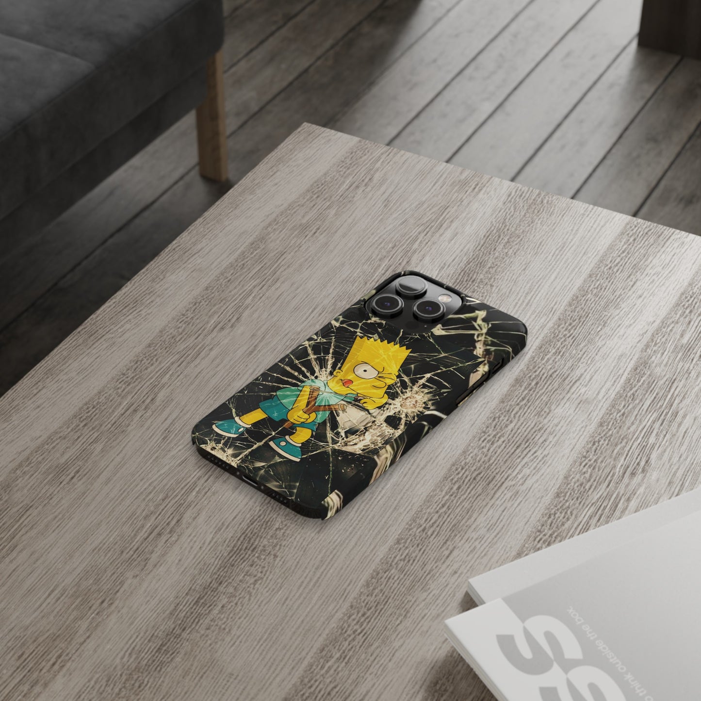 Bart Breaking Glass Iphone 15, 14, 13, 12 Cases