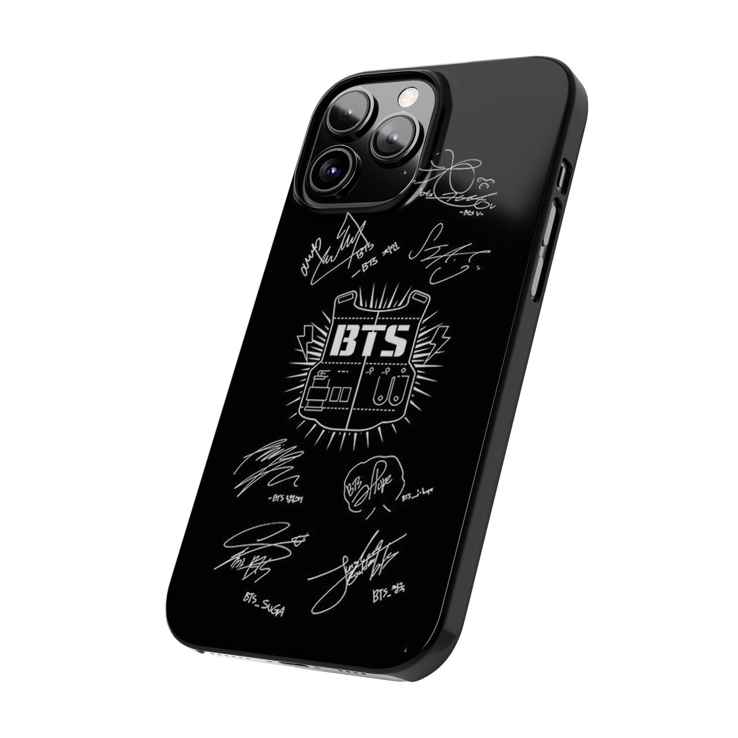 BTS Signature IPhone 15, 14, 13, 12 Cases
