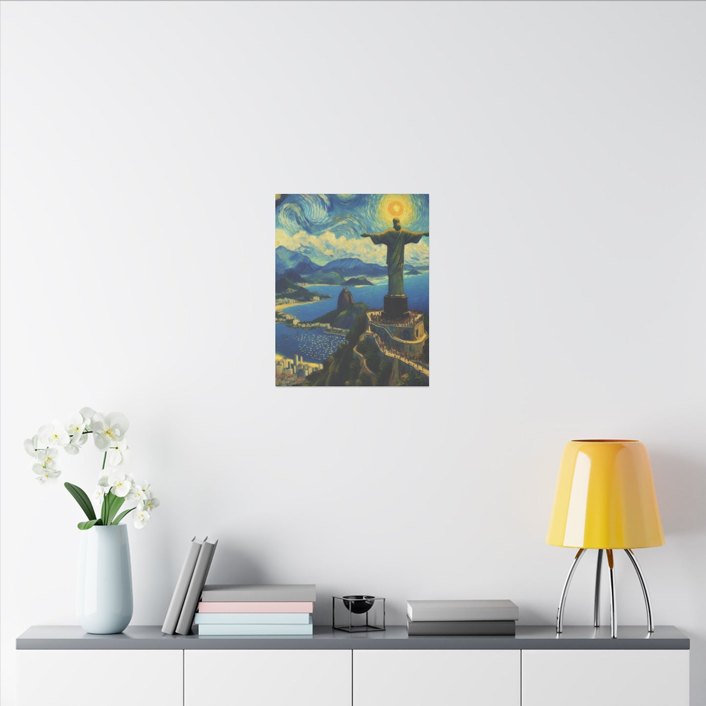 Canvas Rio de Janeiro meets Van Gogh Style