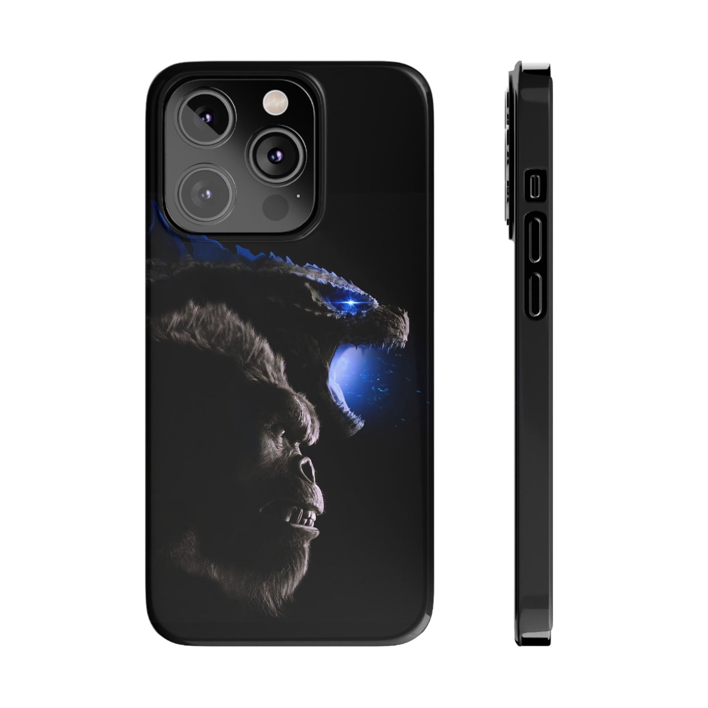 Godzilla x Kong New Age iPhone Cases: Unleash the Titans (Blue Edition)