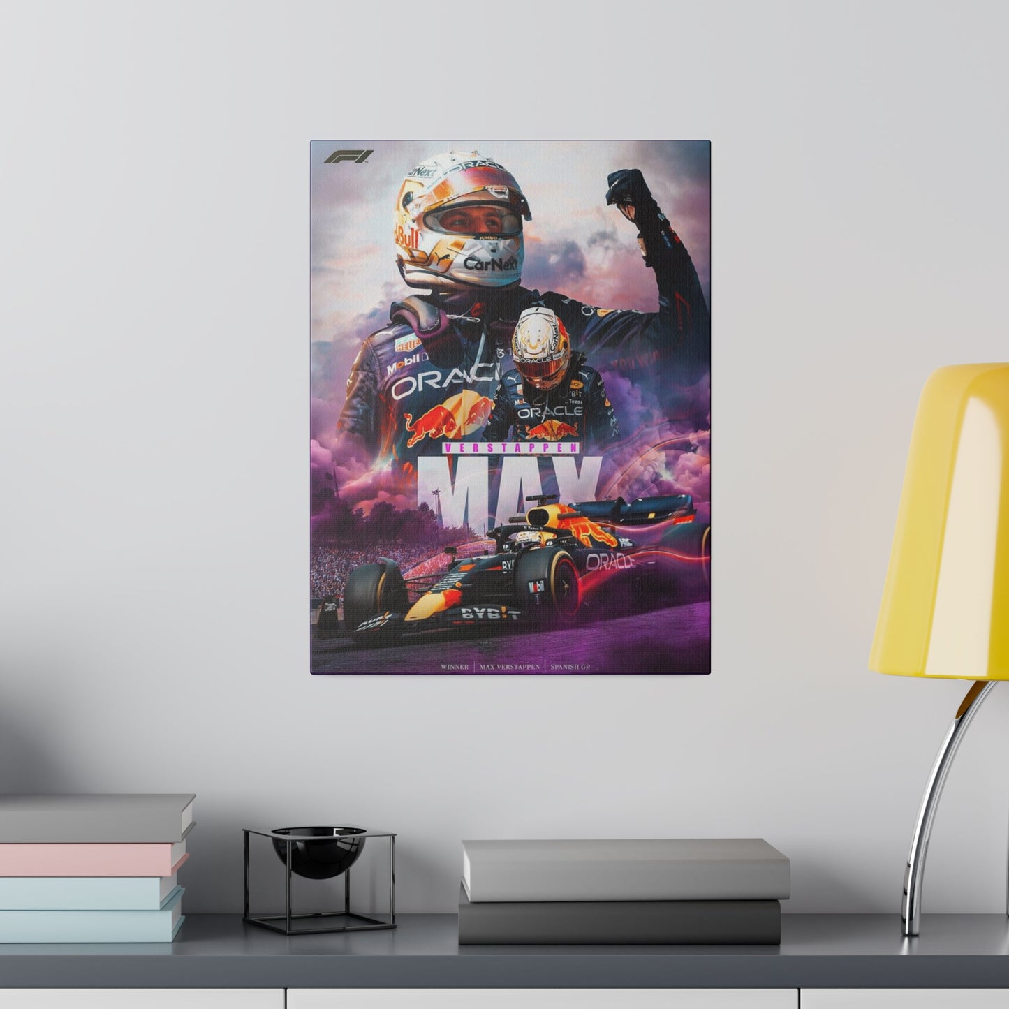 Max Verstappen: Redbull GP Spain Victory Canvas