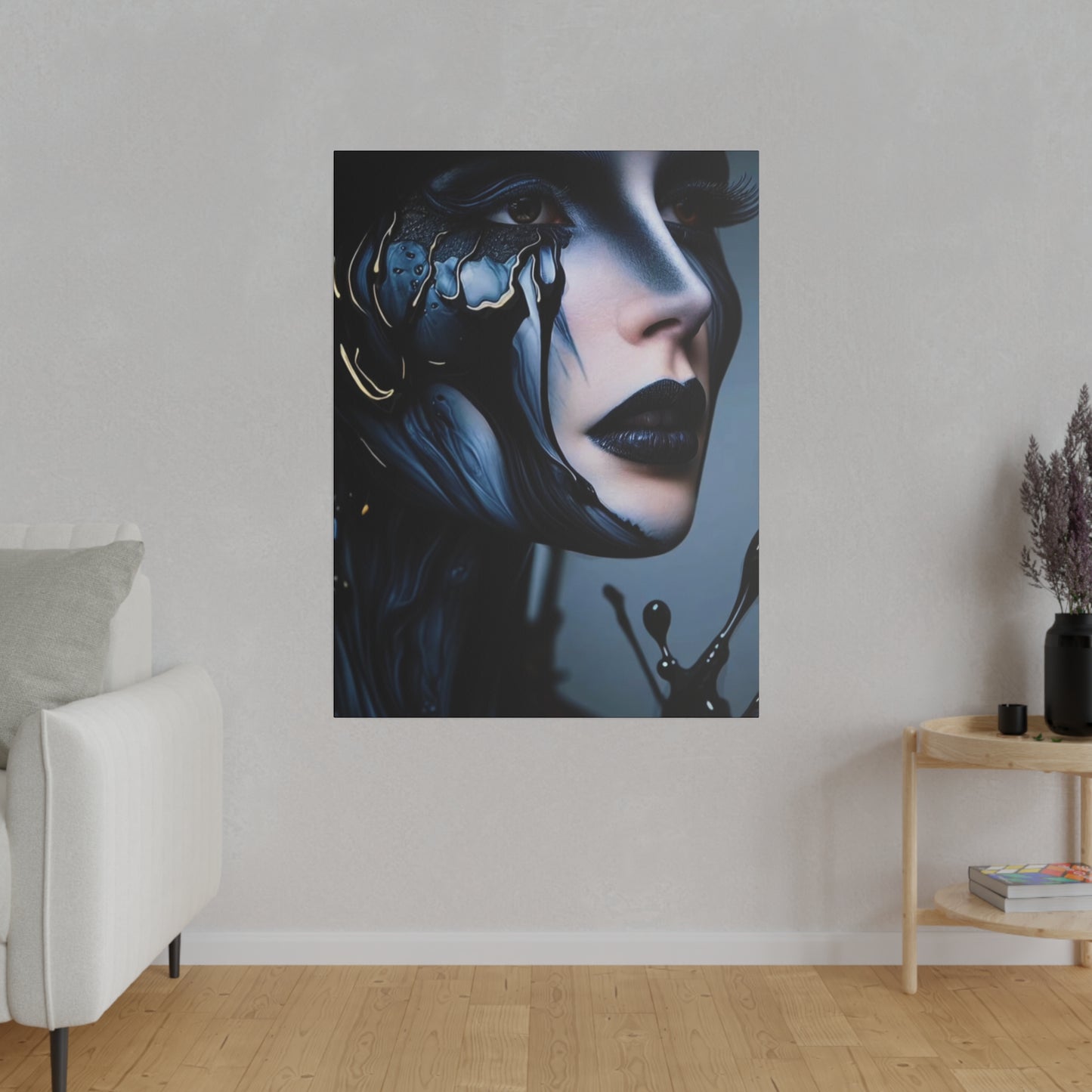 Woman of Light, Painted in Shadows - Canvas